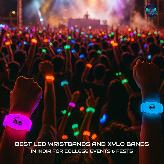 Best LED Wristbands and Xylo Bands in India for College Events & Fests - Hookaba