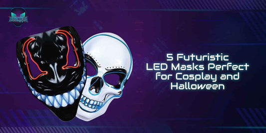 5 Futuristic LED Masks Perfect for Cosplay and Halloween - Hookaba