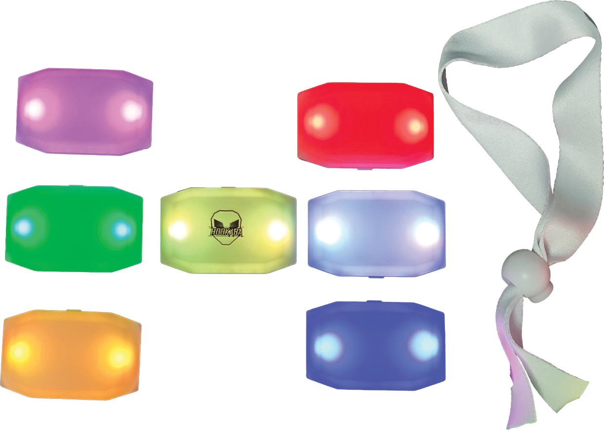 Adjustable Strap Color Changing-RGB LED wristbands- Hookaba