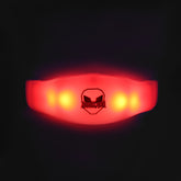 SILICON STRETCHABLE STRAP SINGLE COLOR-3 LIGHTING MODE LED Wristband - Hookaba