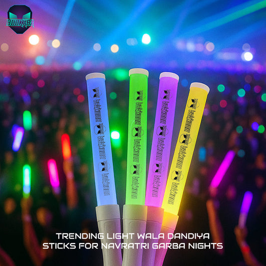 trending light wala dandiya sticks navratri garba