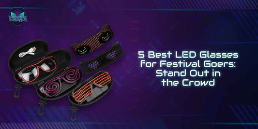 5 Best LED Glasses for Festival Goers: Stand Out in the Crowd - Hookaba