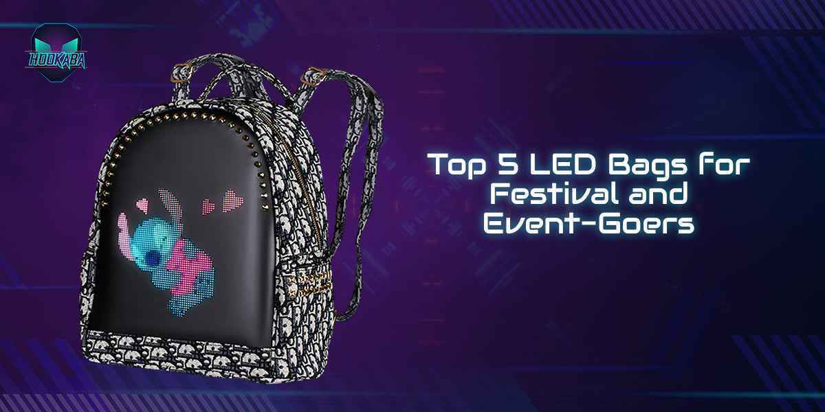 Image of Top 5 LED Bags for Festival and Eventgoers - Hookaba