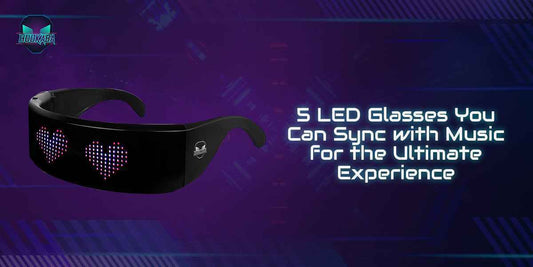 5 LED Glasses You Can Sync with Music for the Ultimate Experience - Hookaba