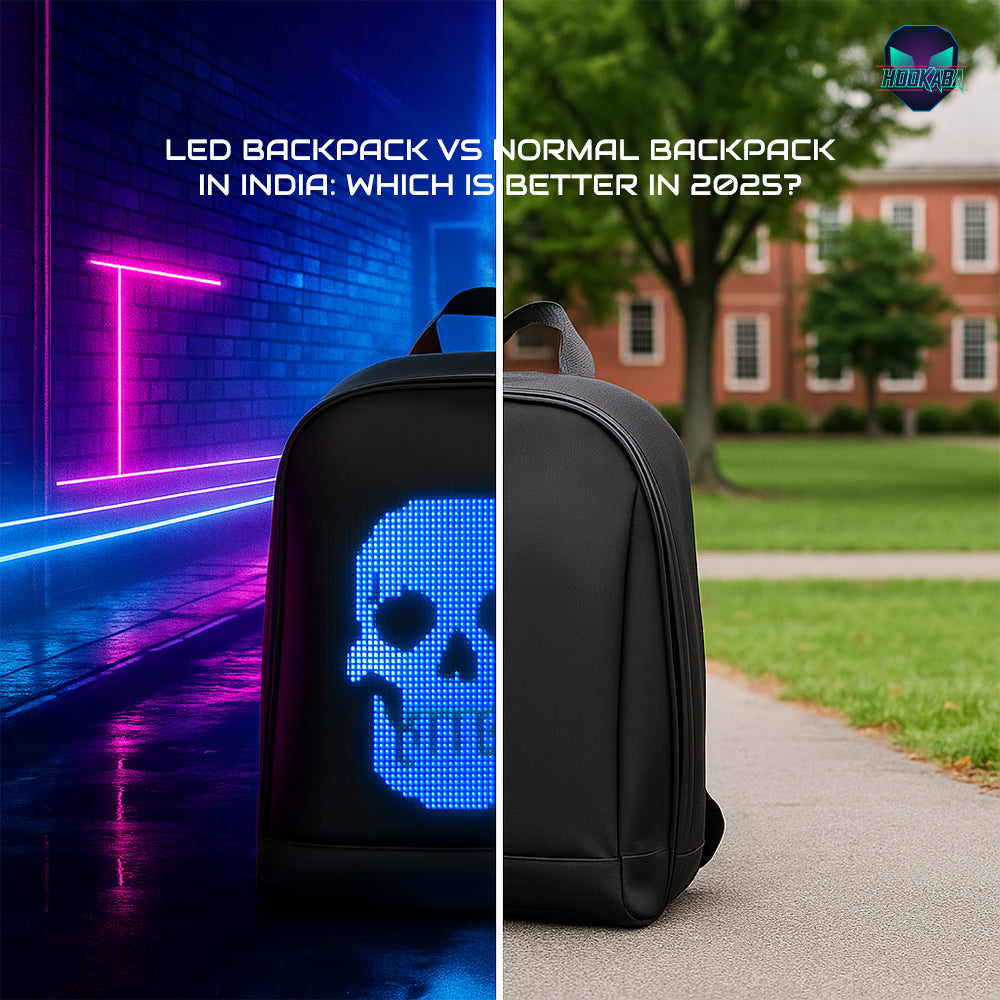 Image of LED Backpack vs Normal Backpack in India: Which is Better in 2025? - Hookaba