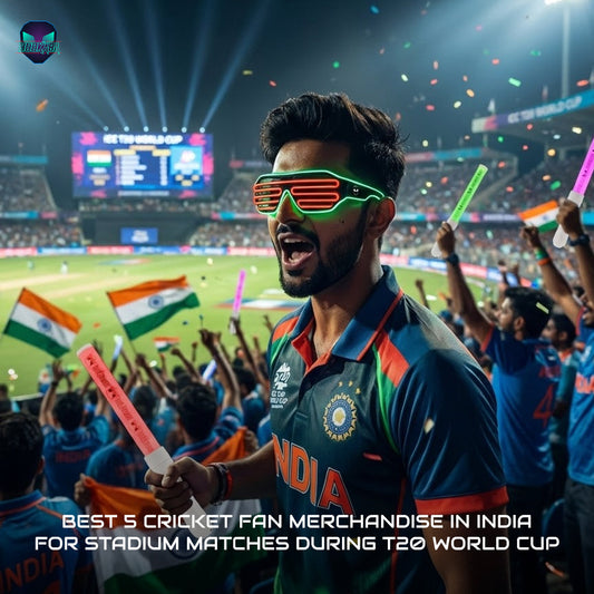 led cricket fan merchandise for t20 world cup india