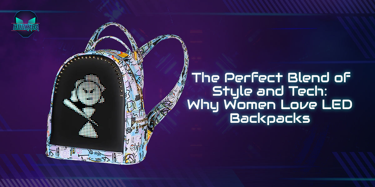 Image of The Perfect Blend of Style and Tech: Why Women Love LED Backpacks - Hookaba