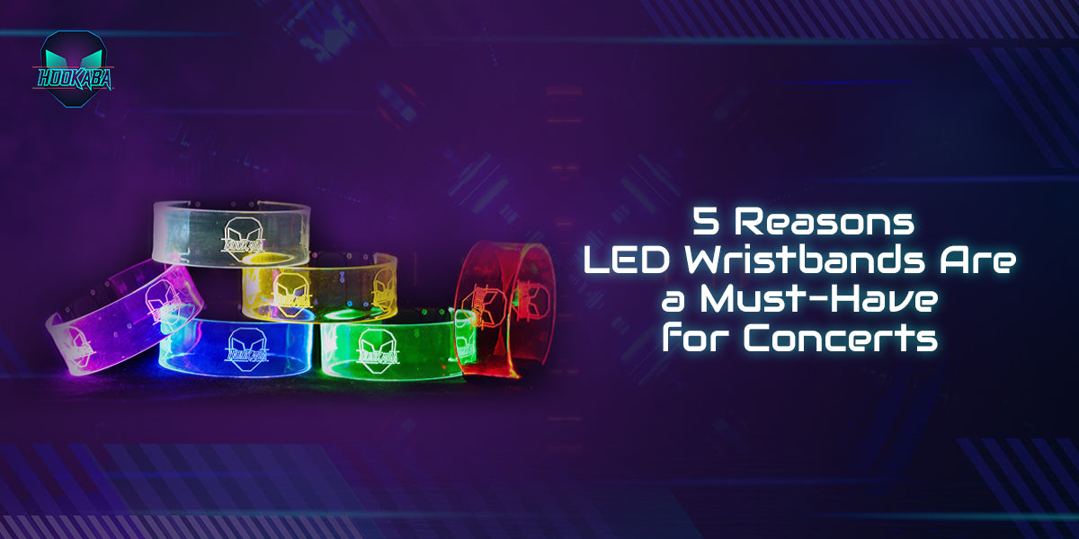 Image of 5 Reasons LED Wristbands Are a Must-Have for Concerts - Hookaba