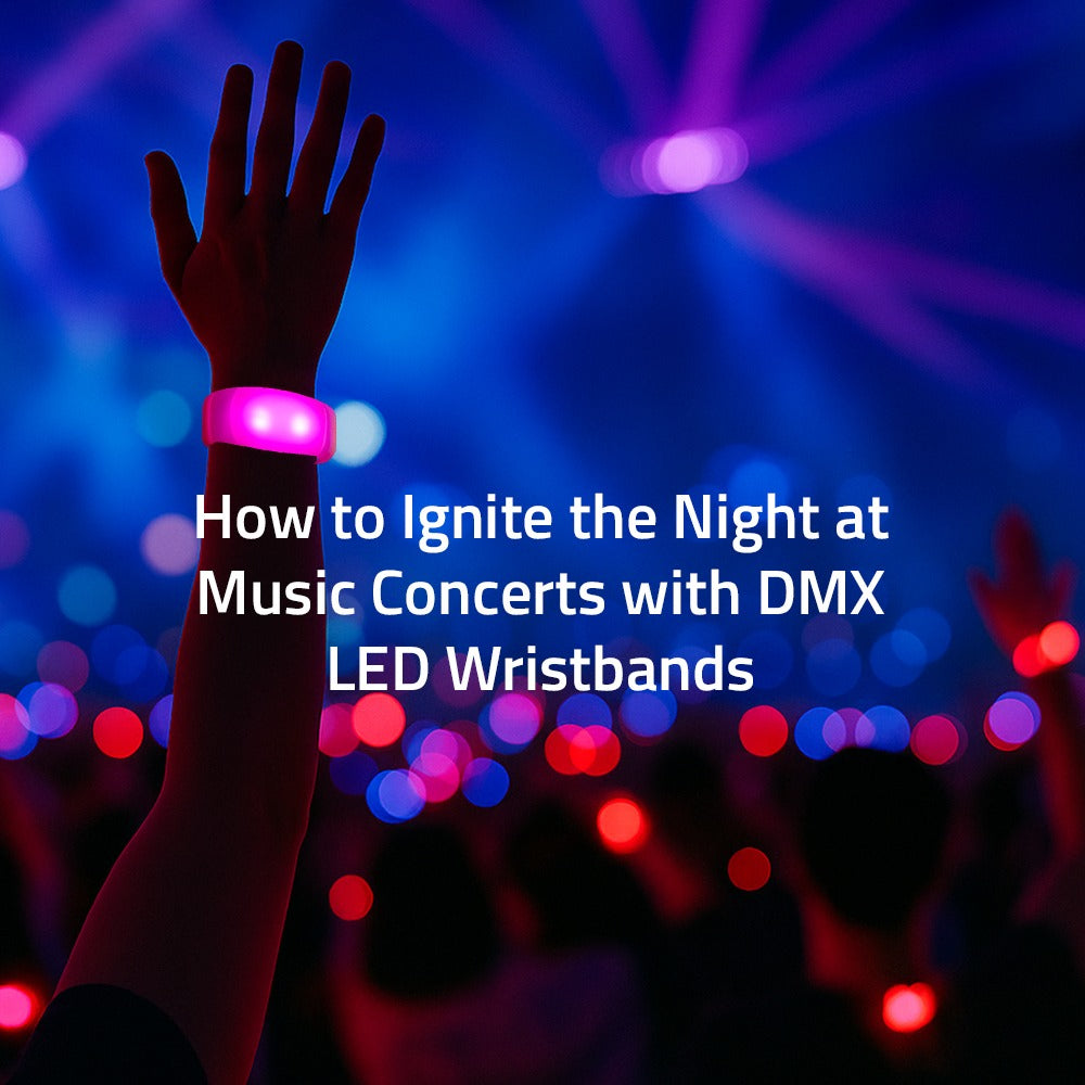 Image of How to Ignite the Night at Music Concerts with DMX LED Wristbands - Hookaba