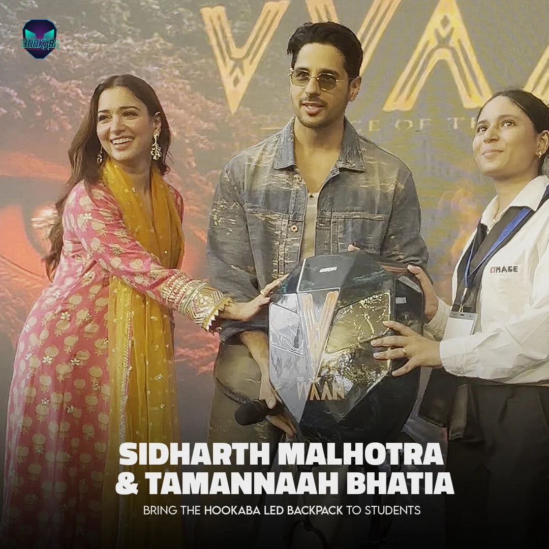 Image of Sidharth Malhotra Eye Rover-VVAAN Biker LED Backpack