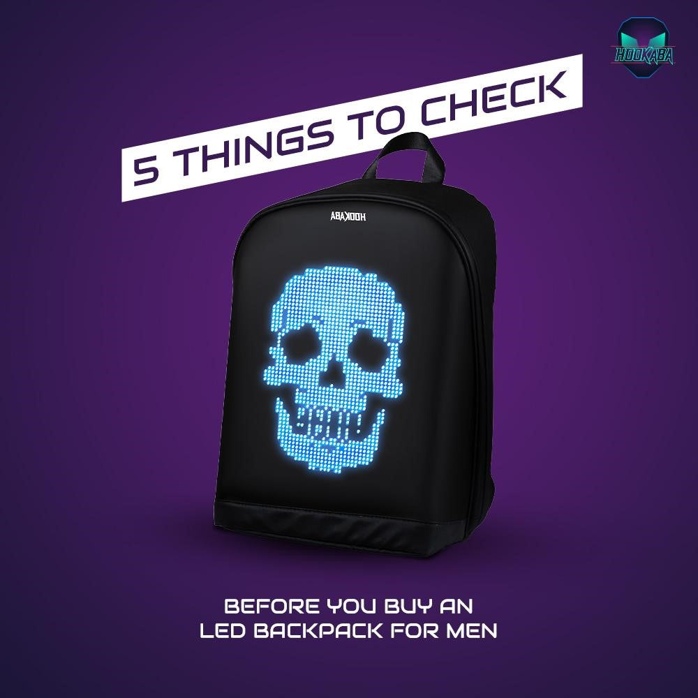 Image of 5 Things to Check Before You Buy an LED Backpack for Men - Hookaba