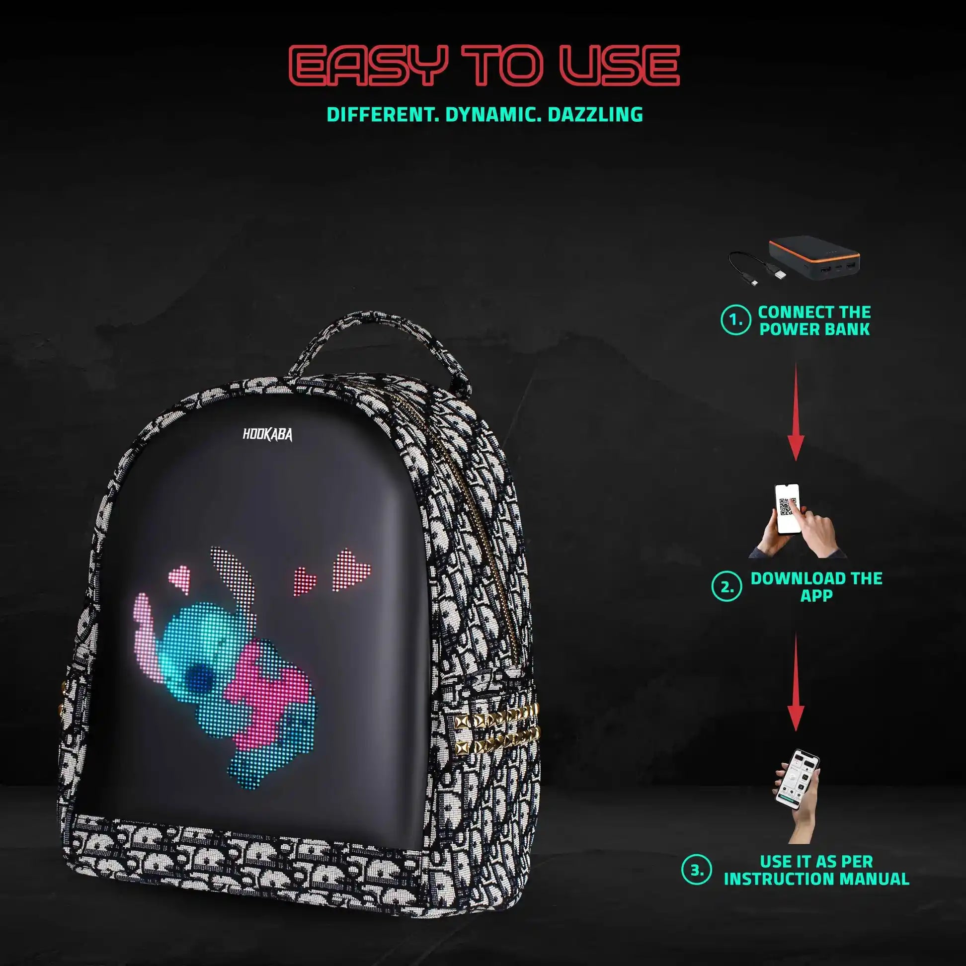Image of Dazz Roll Women LED Backpack