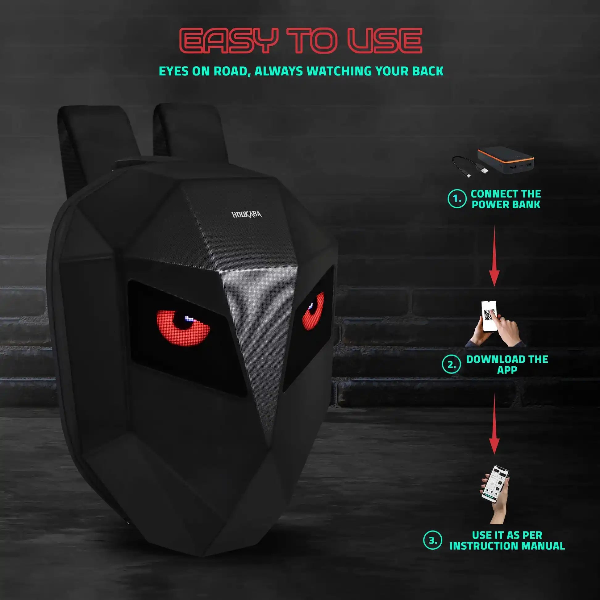 Image of Eye Rover Biker LED Backpack