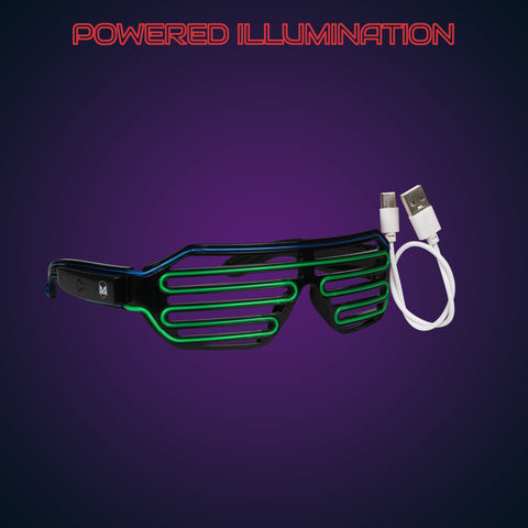 Rave Shade LED Glass