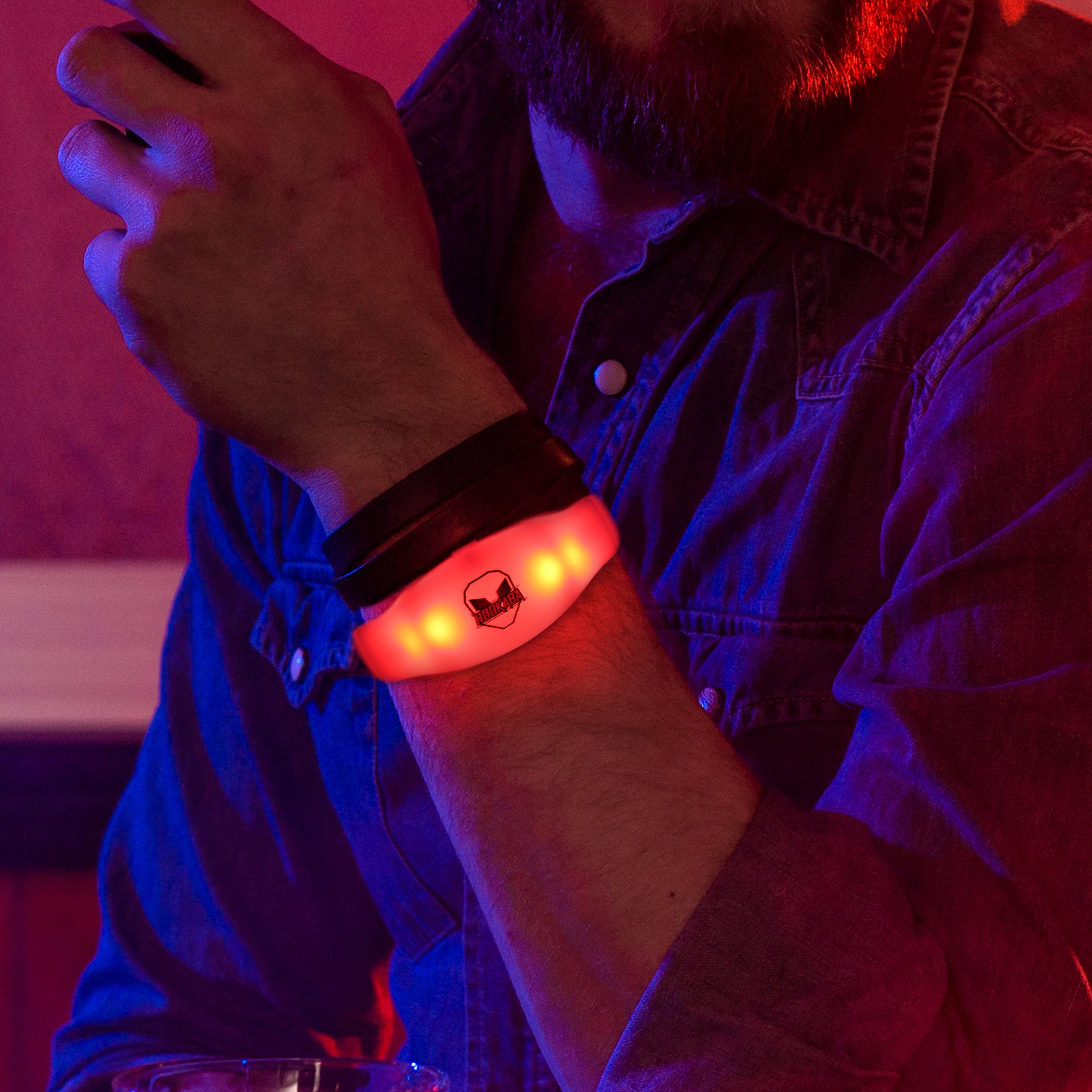 Image of Silicon Stretchable Strap – 60 Minutes Timer LED Wristband