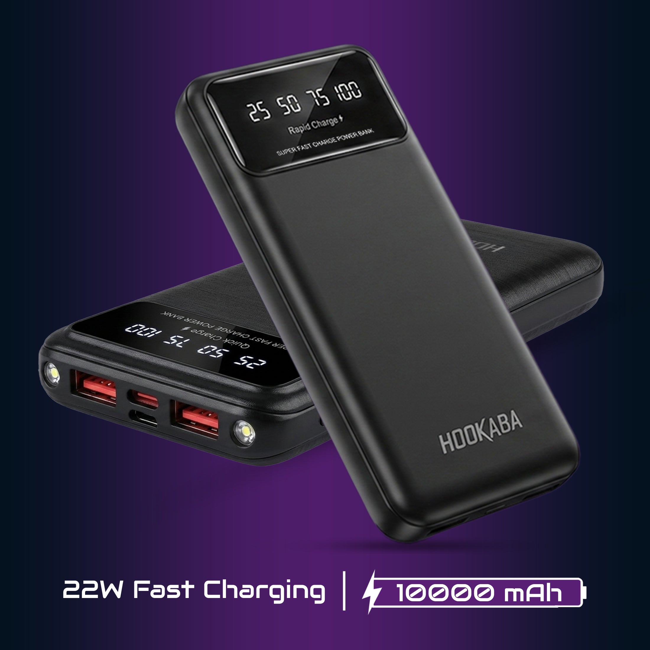 Image of Hookaba Power Bank 22W 10000mAh Fast Charge
