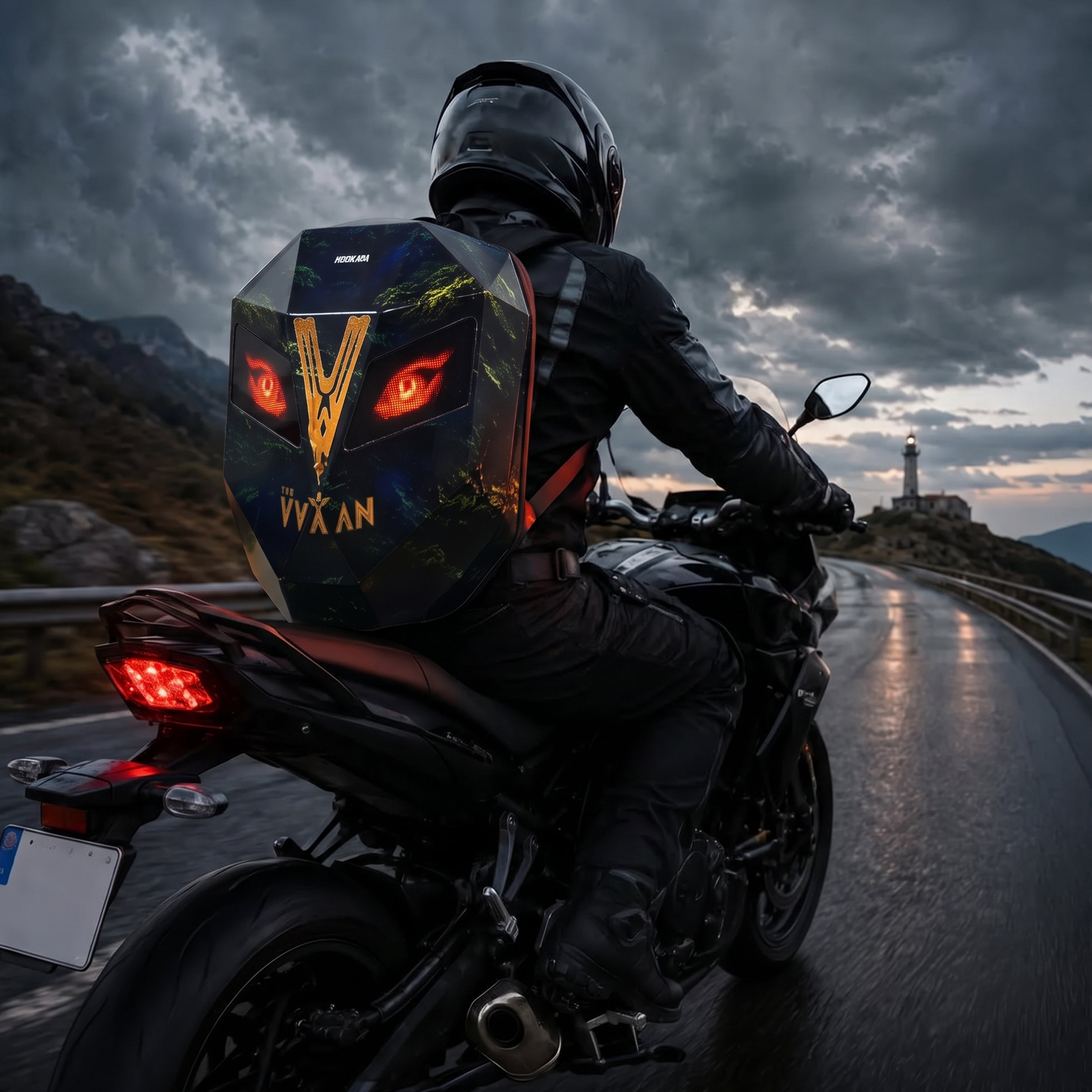 Image of Eye Rover-VVAAN Biker LED Backpack