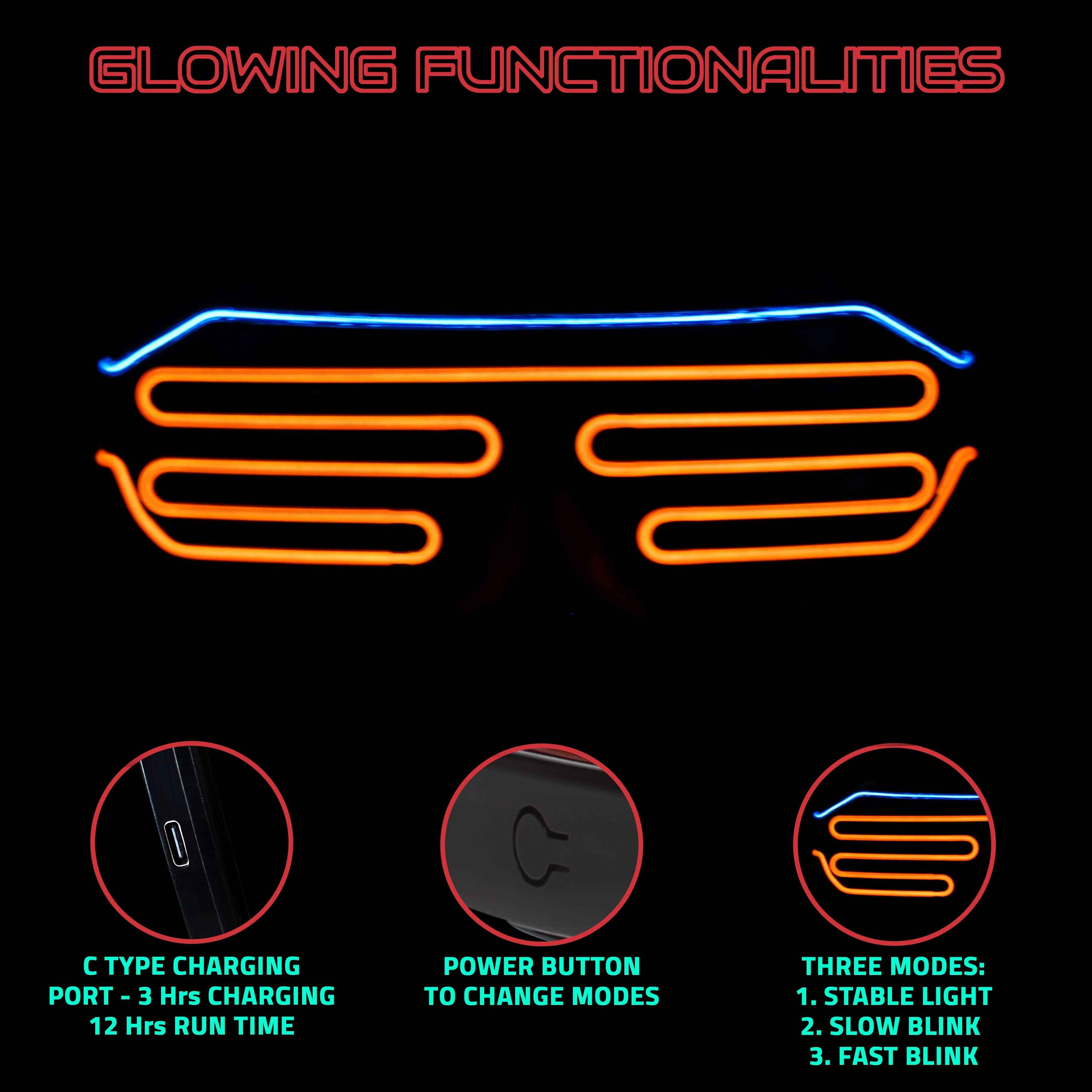 Image of Rave Shade Wireless LED Glass - Hookaba