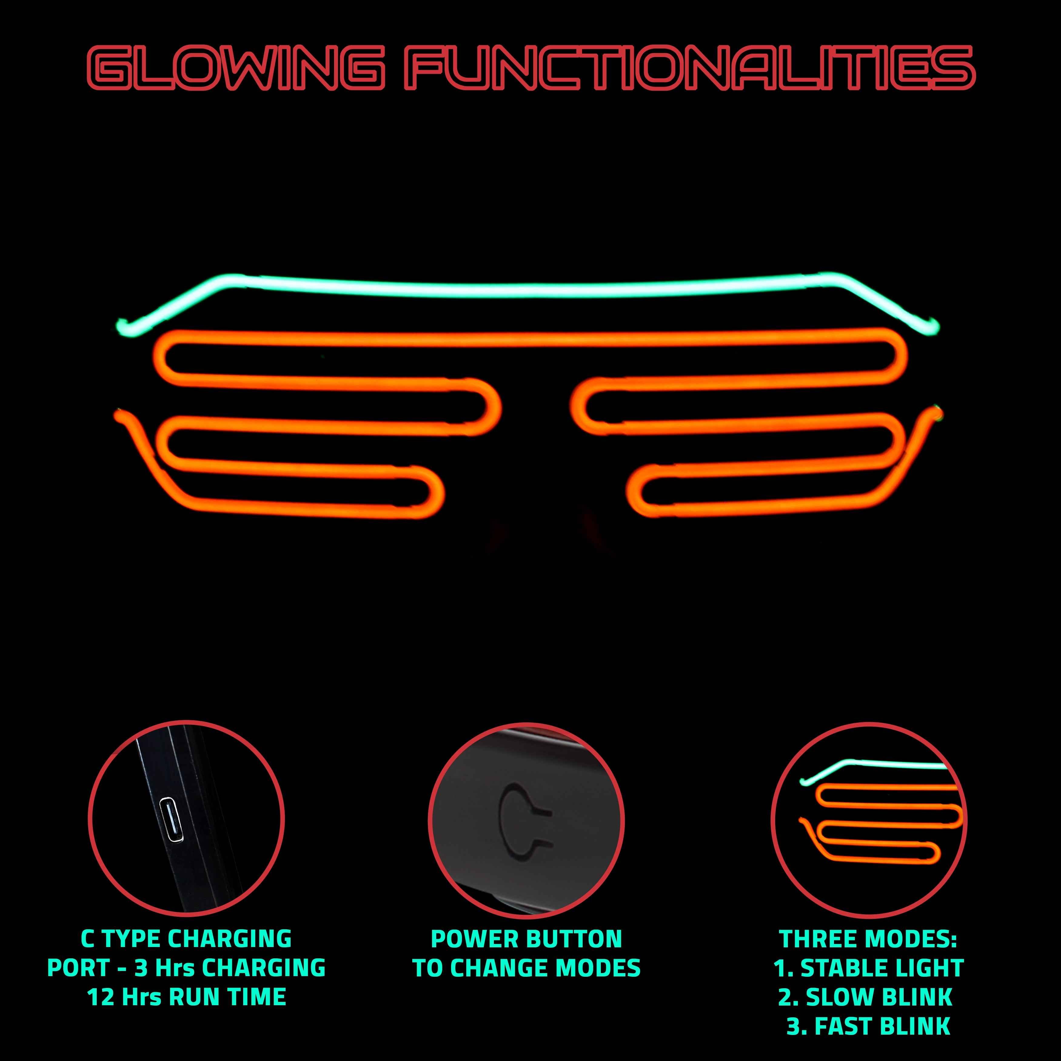 Image of Rave Shade Wireless LED Glass - Hookaba