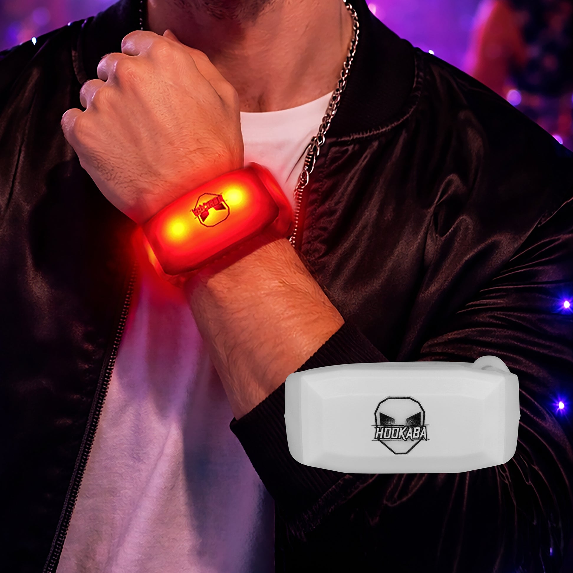 Image of DMX-Controlled 11 Lamps (Coldplay Style) LED Wristbands (Xylobands)