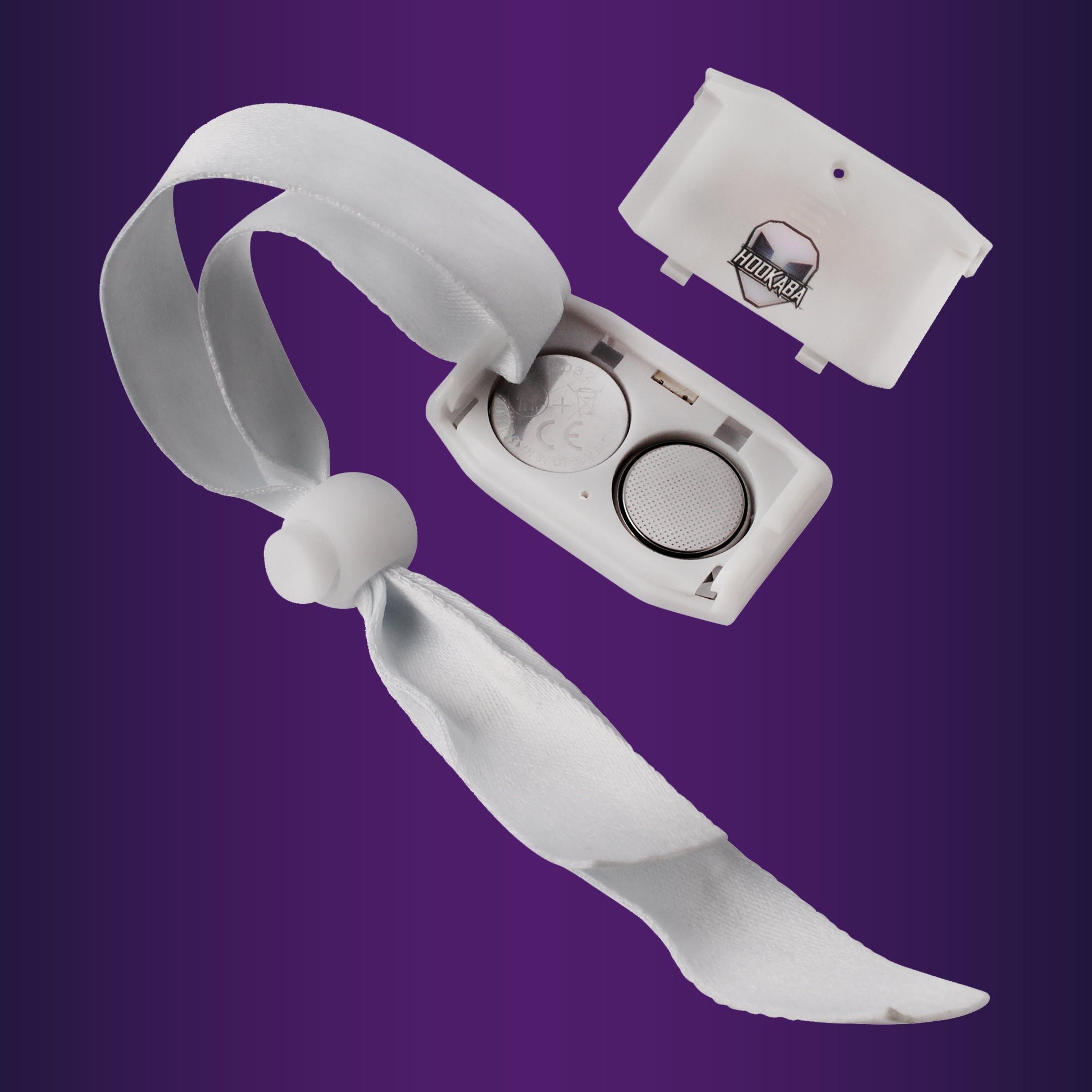 Image of DMX-Controlled Adjustable Strap LED Wristbands (Xylobands)