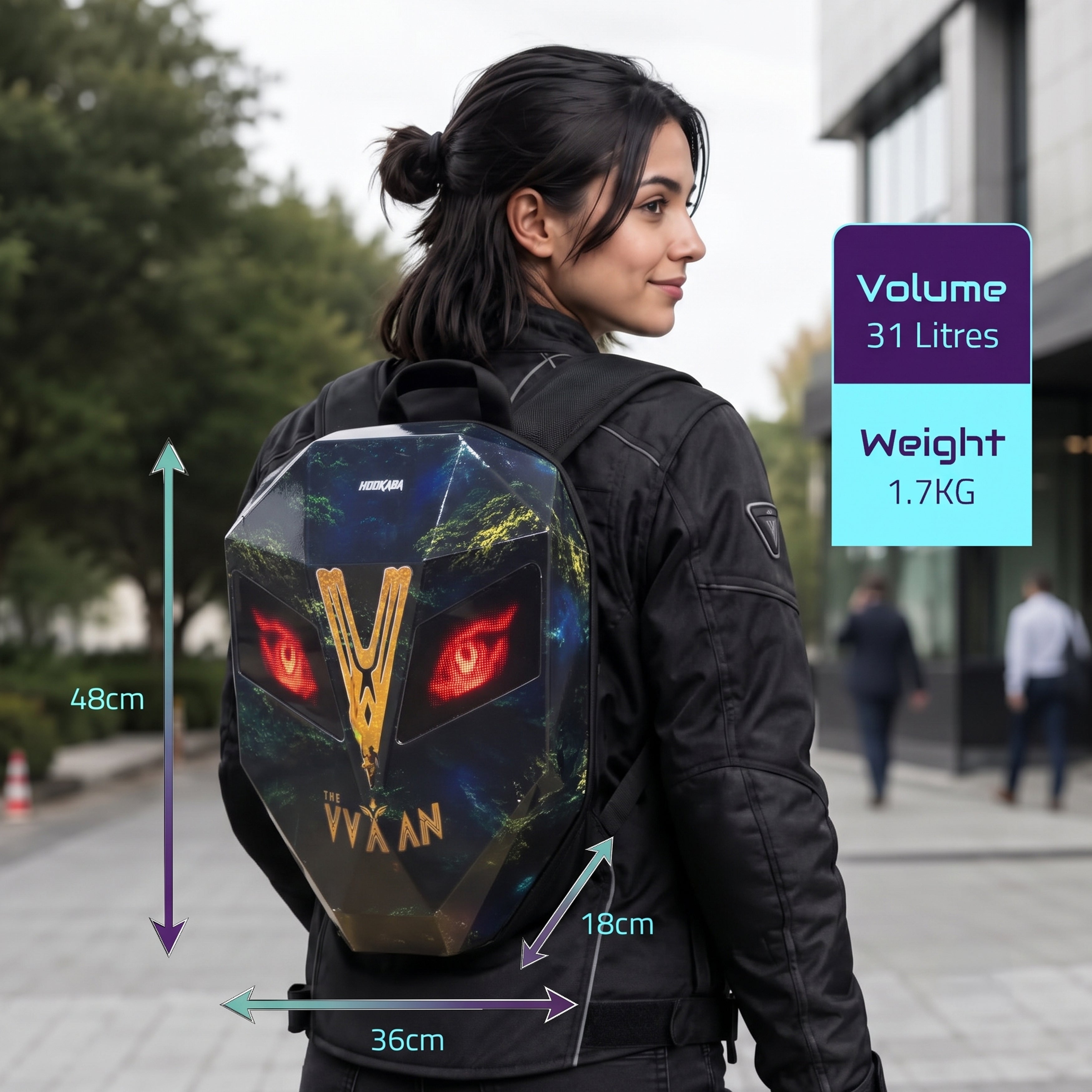 Image of Eye Rover-VVAAN Biker LED Backpack