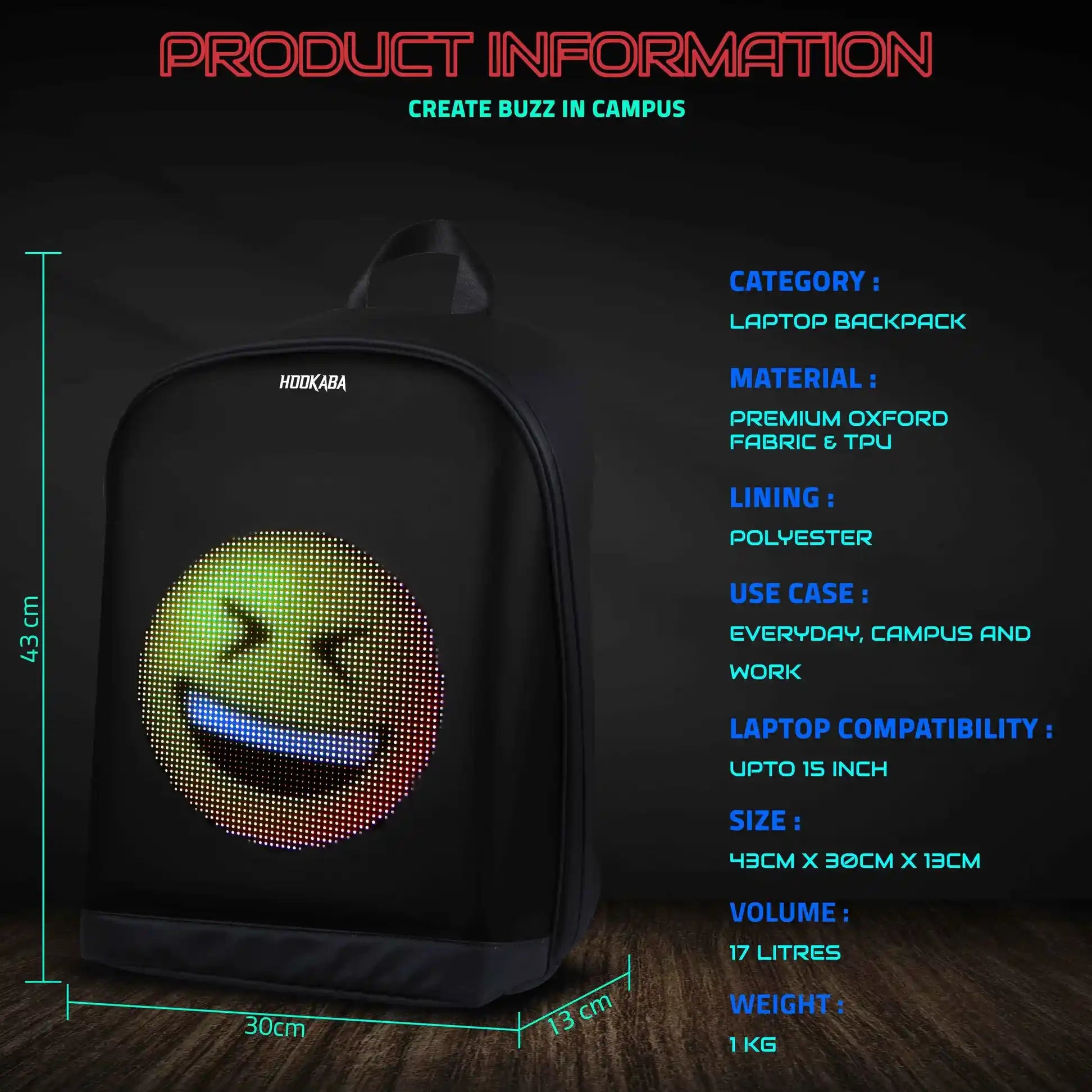 Image of Urban Buzz LED Backpack