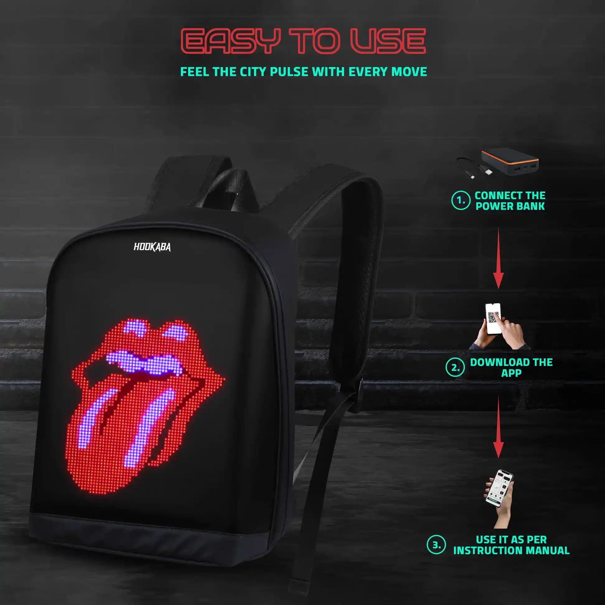 Image of Urban Buzz LED Backpack