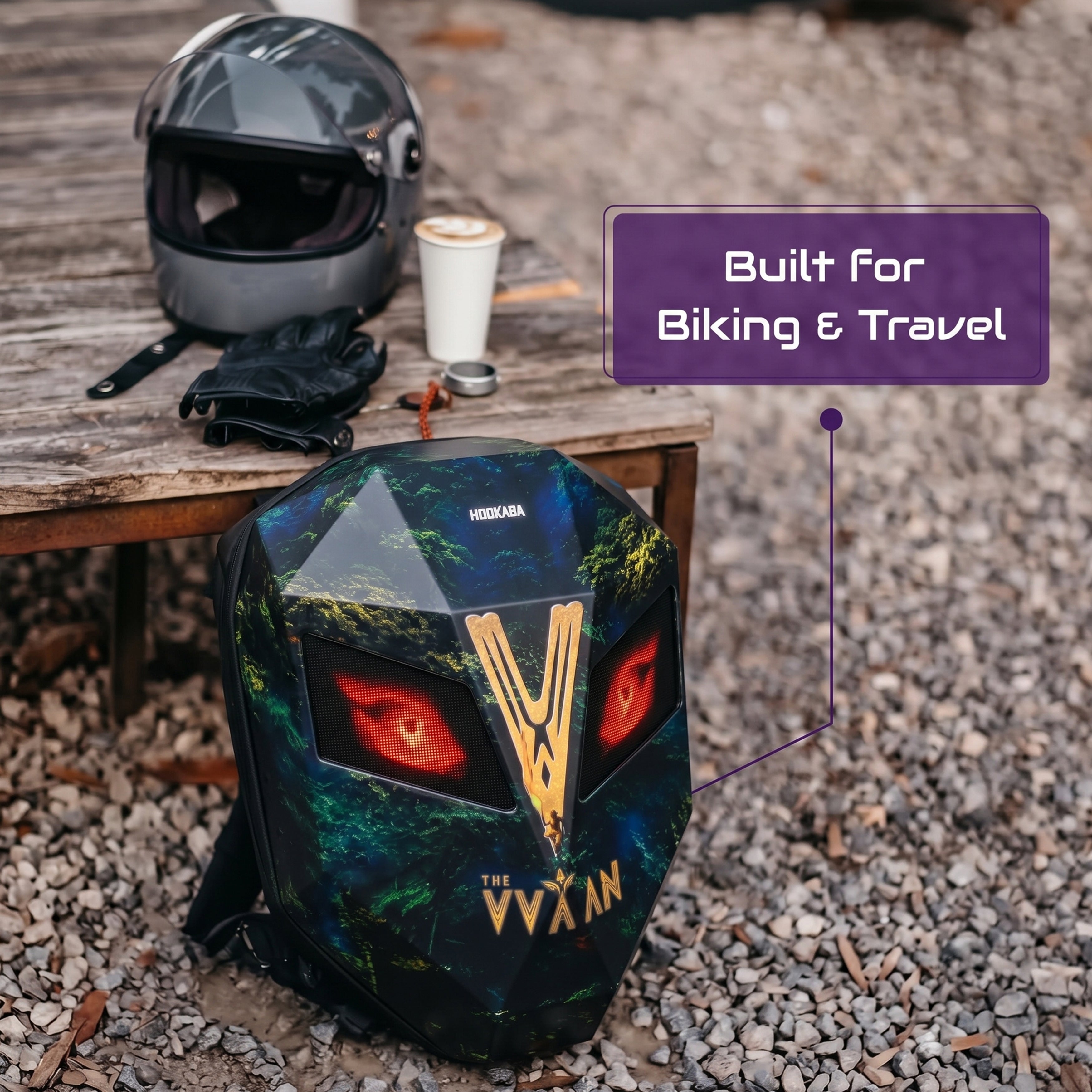 Image of Eye Rover-VVAAN Biker LED Backpack