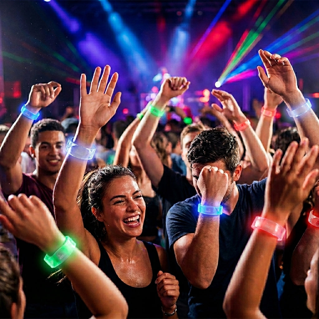 Image of DMX Transparent Strap LED WristBand