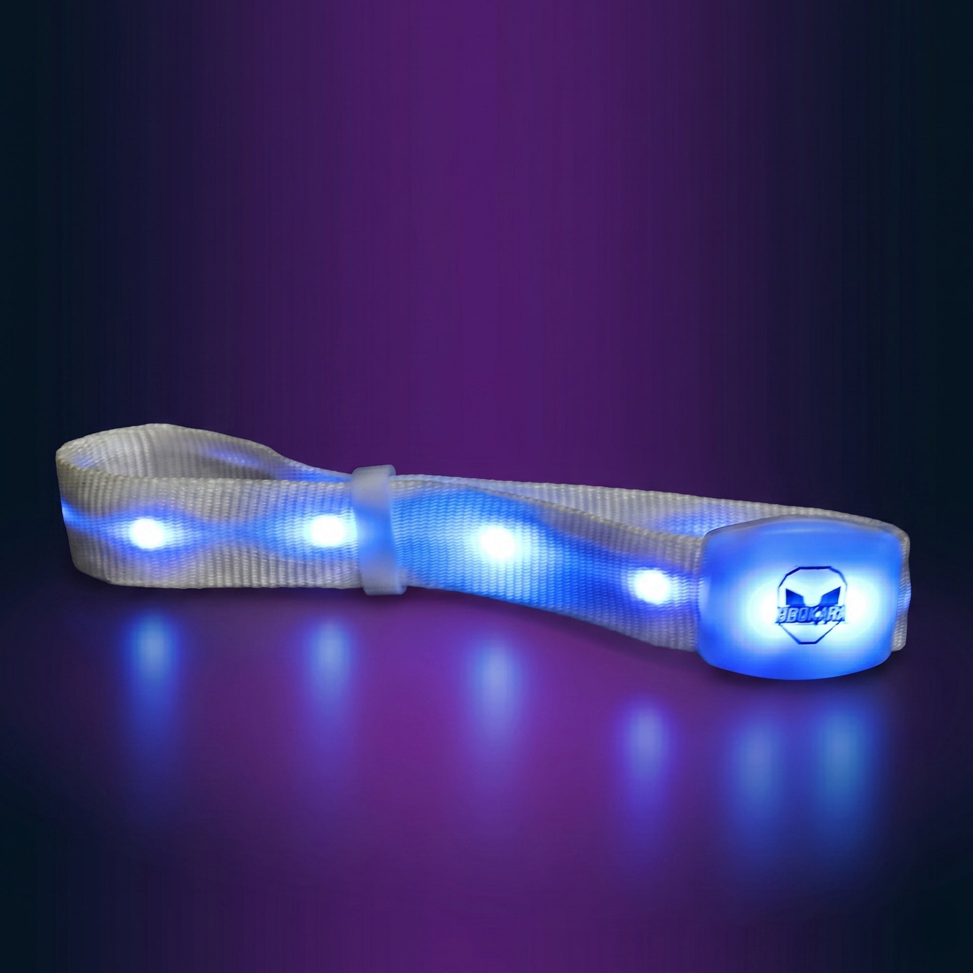 Image of DMX-Controlled Nylon Strap 12 Lamps LED Wristbands (Xylobands)