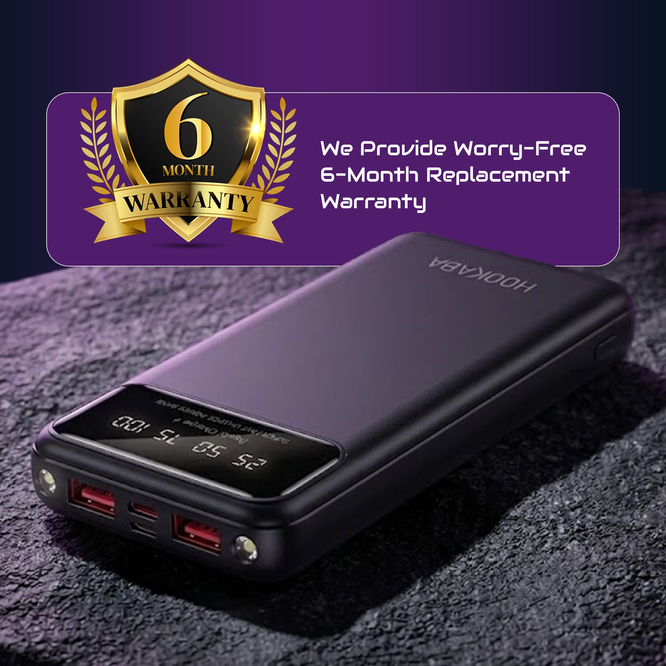 Image of Hookaba Power Bank 22W 10000mAh Fast Charge