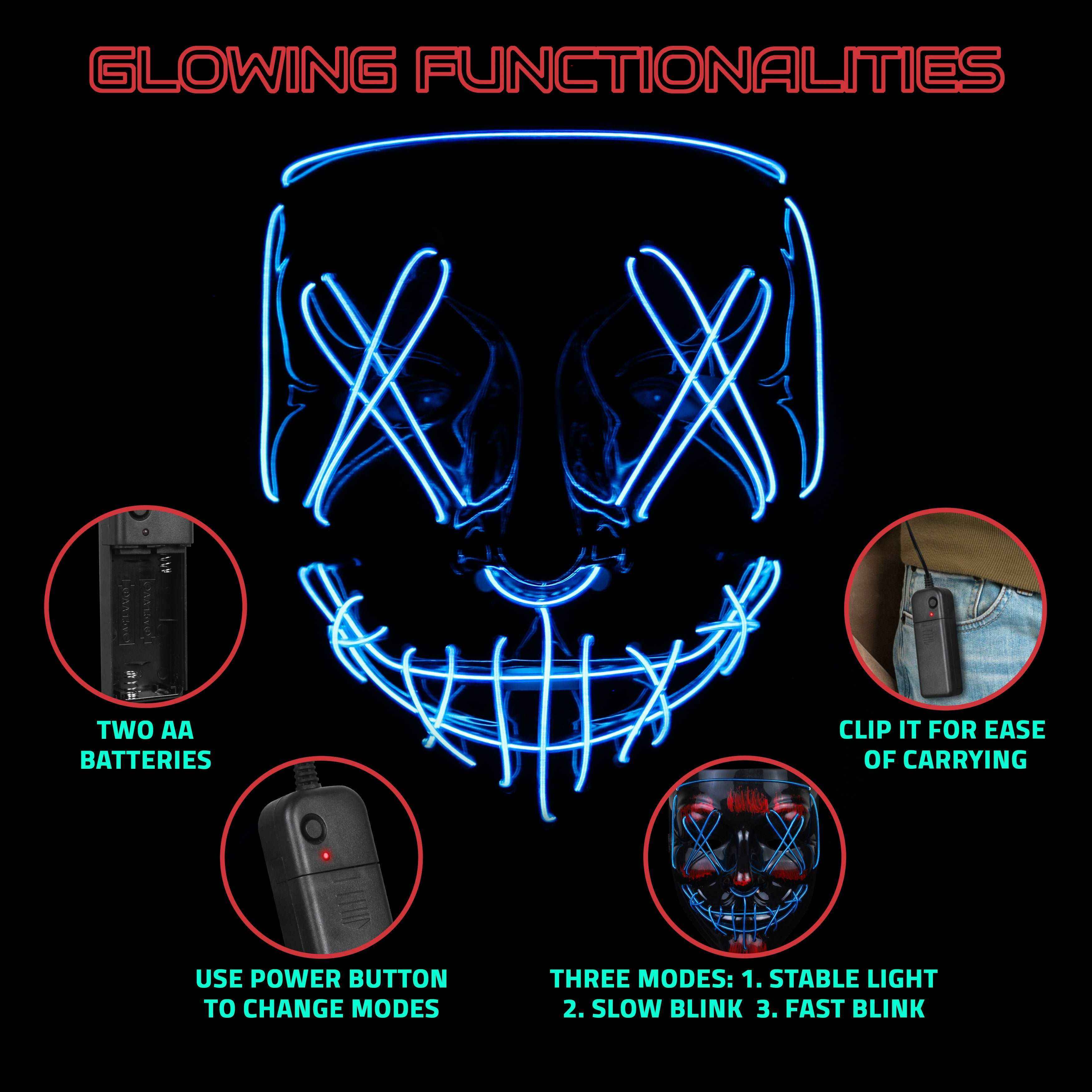 Image of Dark Dazzle LED Mask