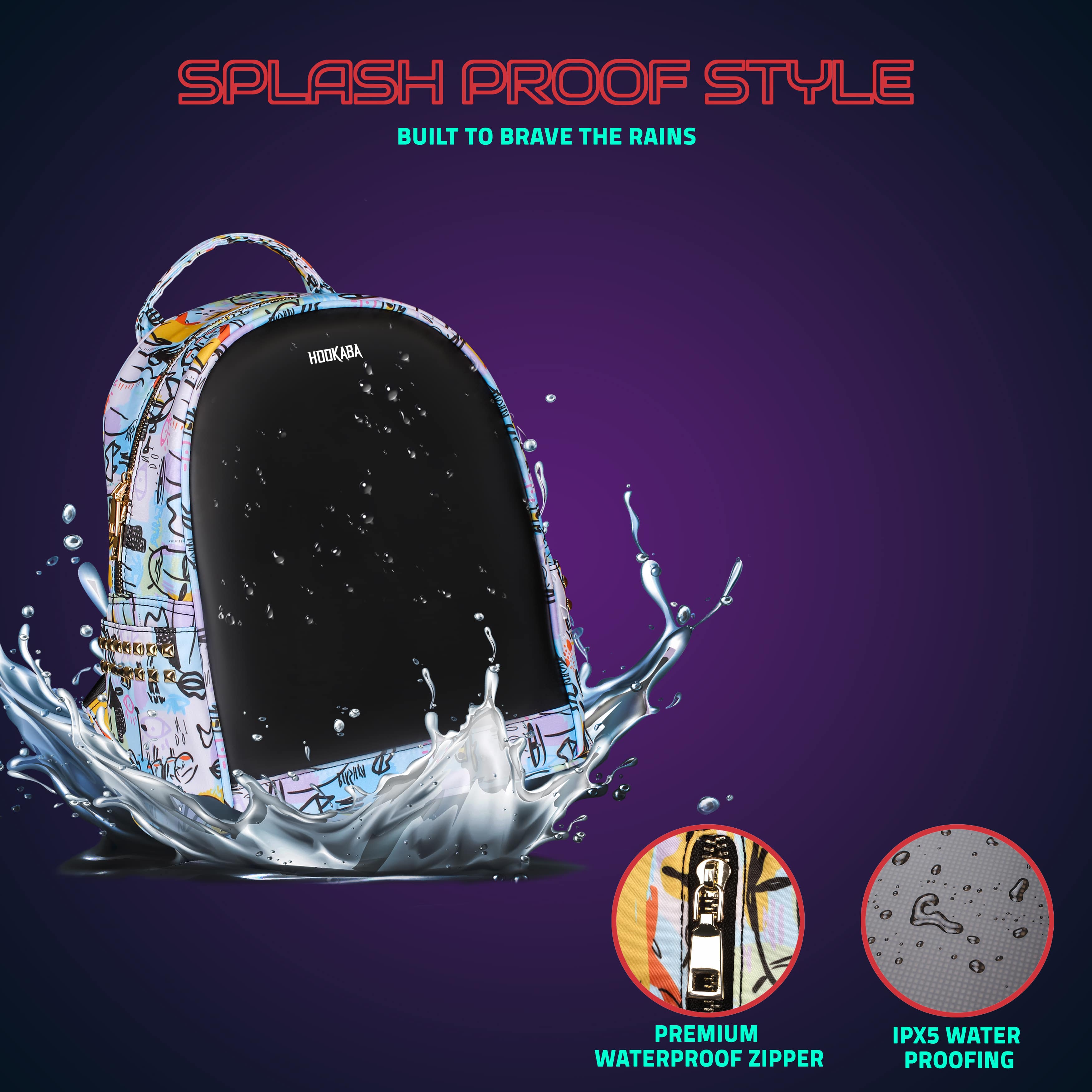 Image of Dazz Roll Women LED Backpack - Hookaba