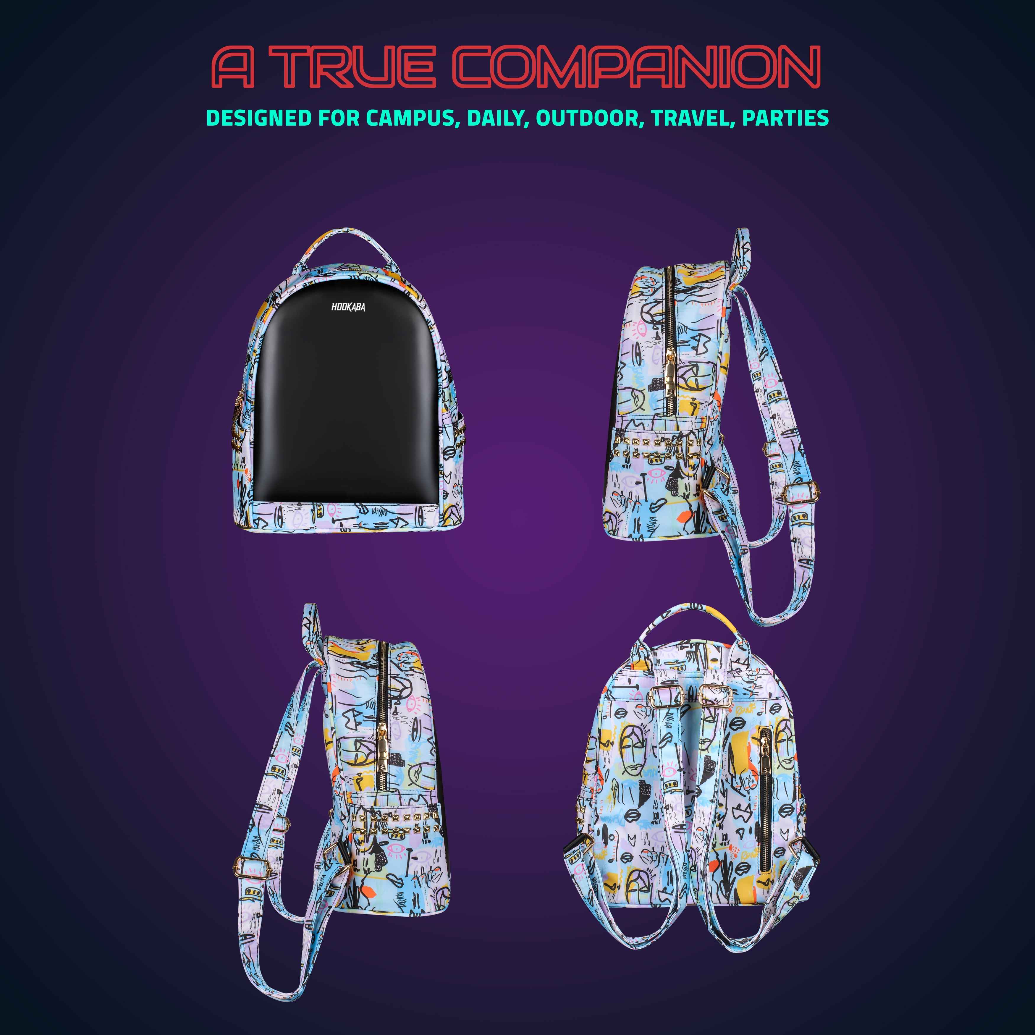 Image of Dazz Roll Women LED Backpack - Hookaba