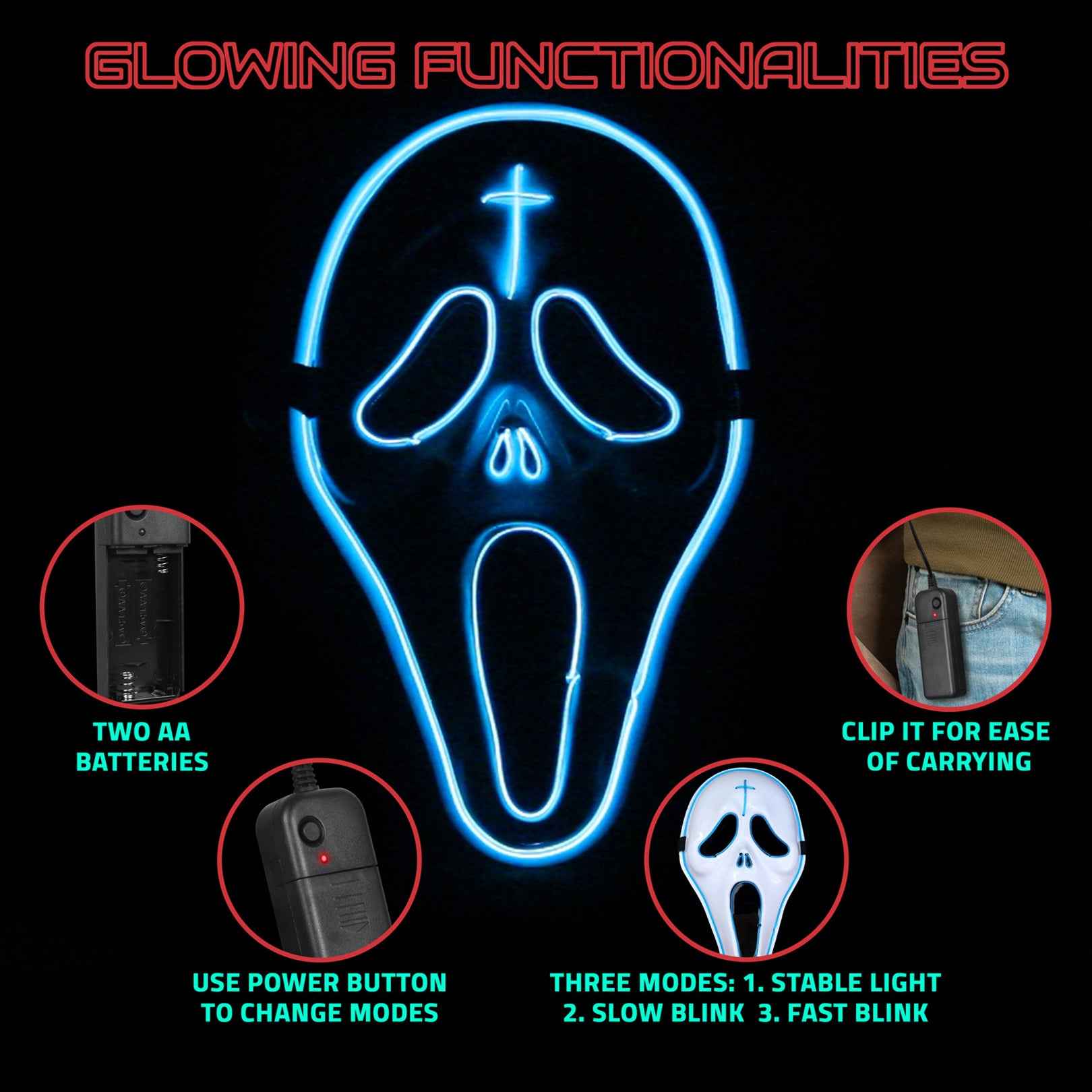 Image of Ecto Face Mask - Hookaba