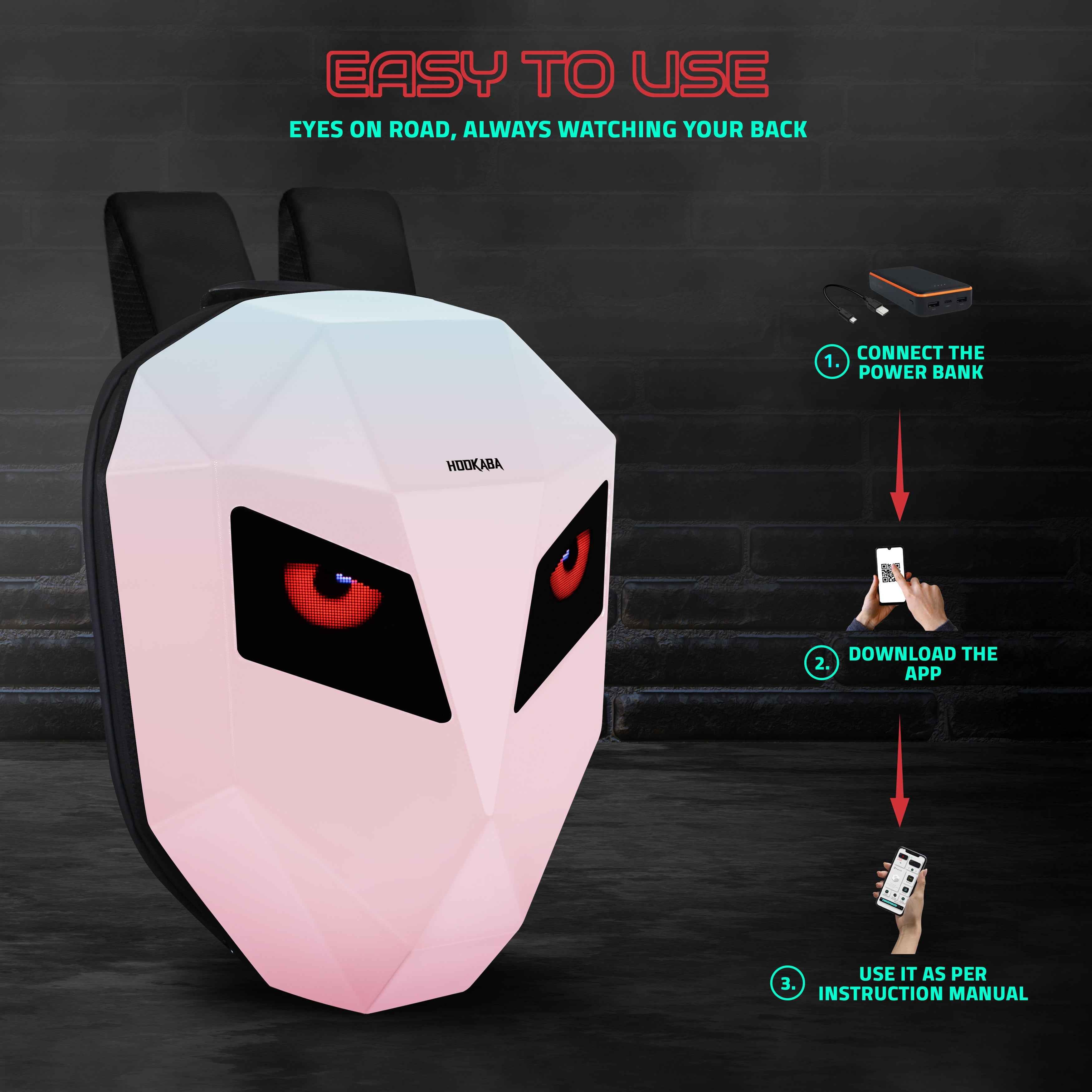 Image of Eye Rover Biker LED Backpack - Hookaba