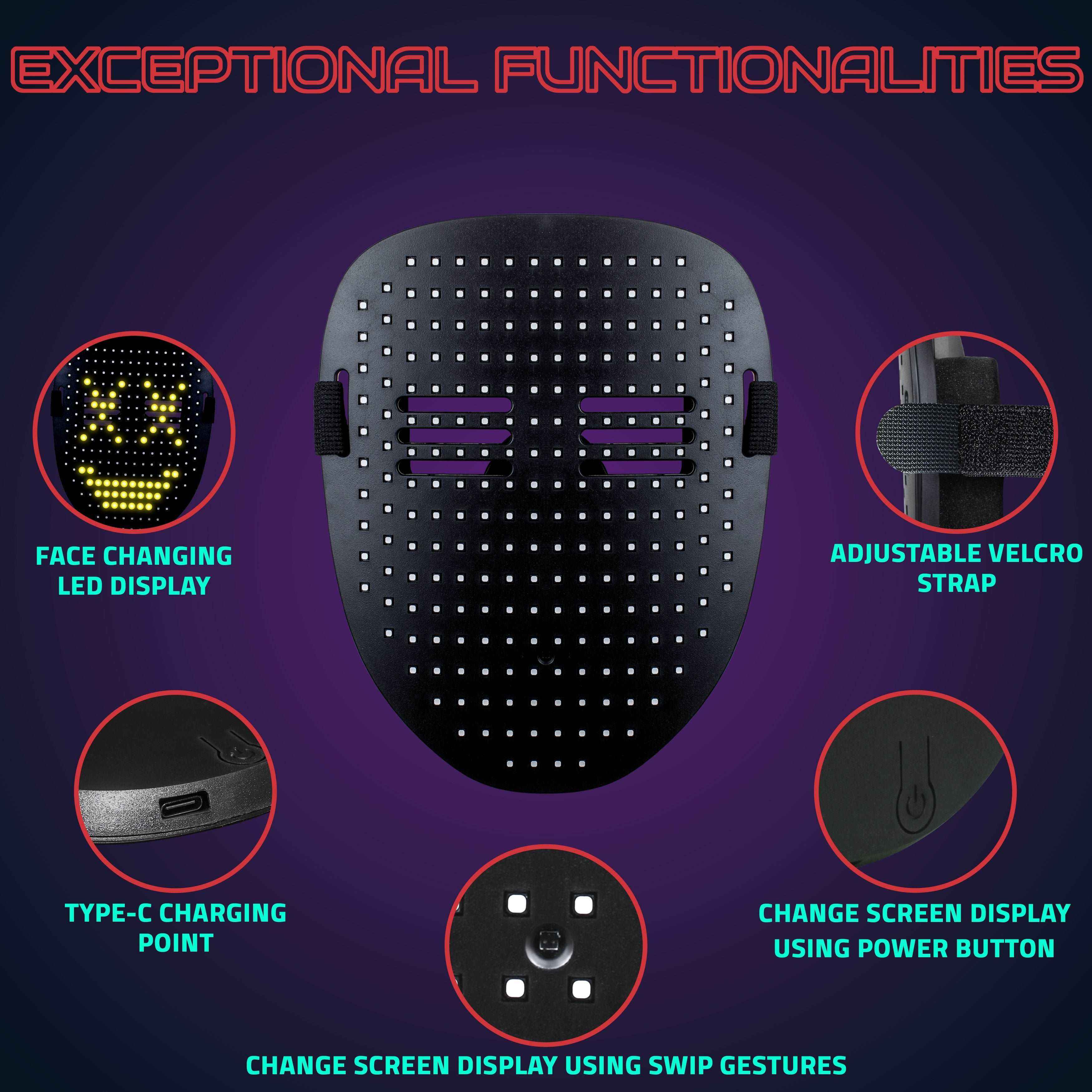 Image of Gleam Tint LED Mask - Hookaba
