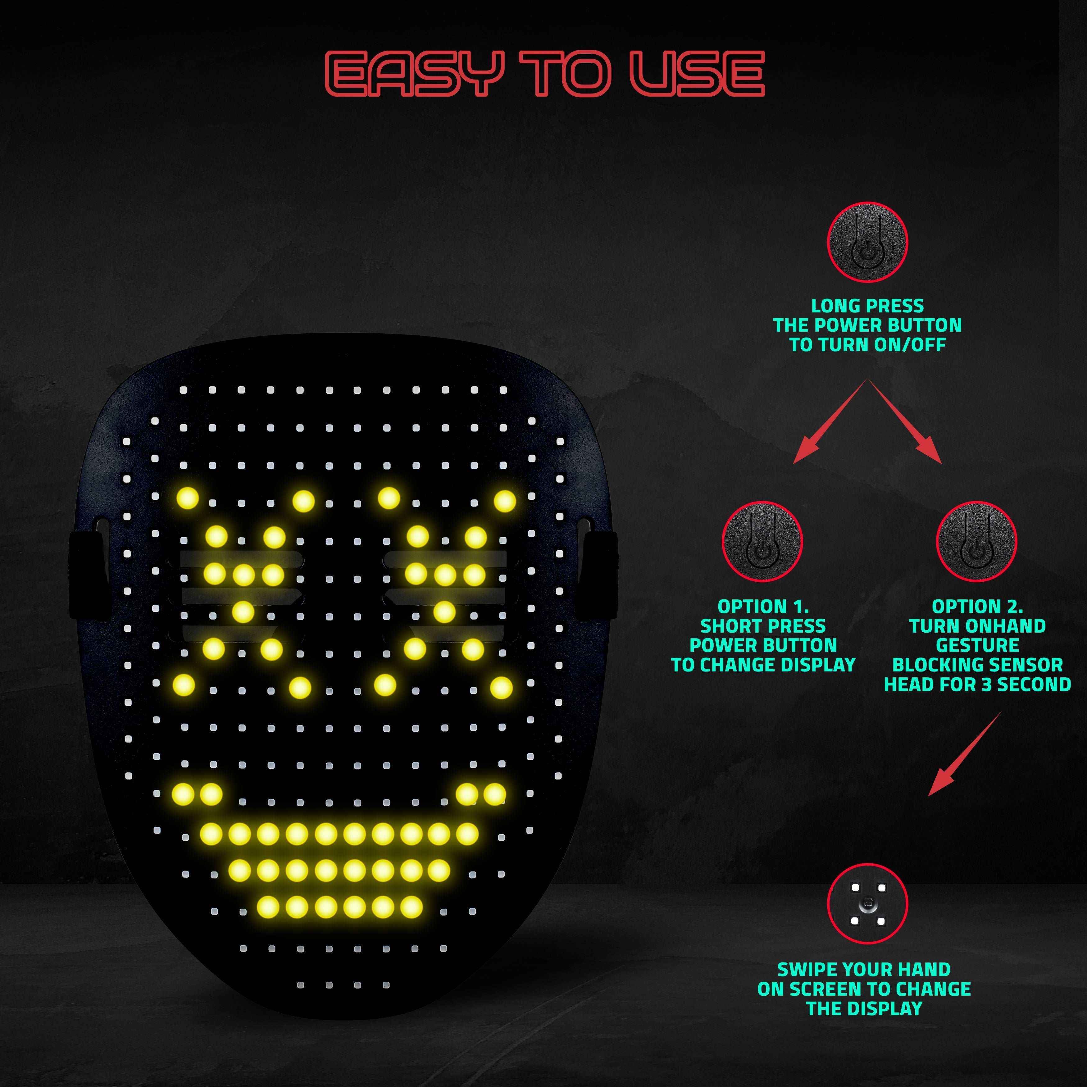 Image of Gleam Tint LED Mask - Hookaba