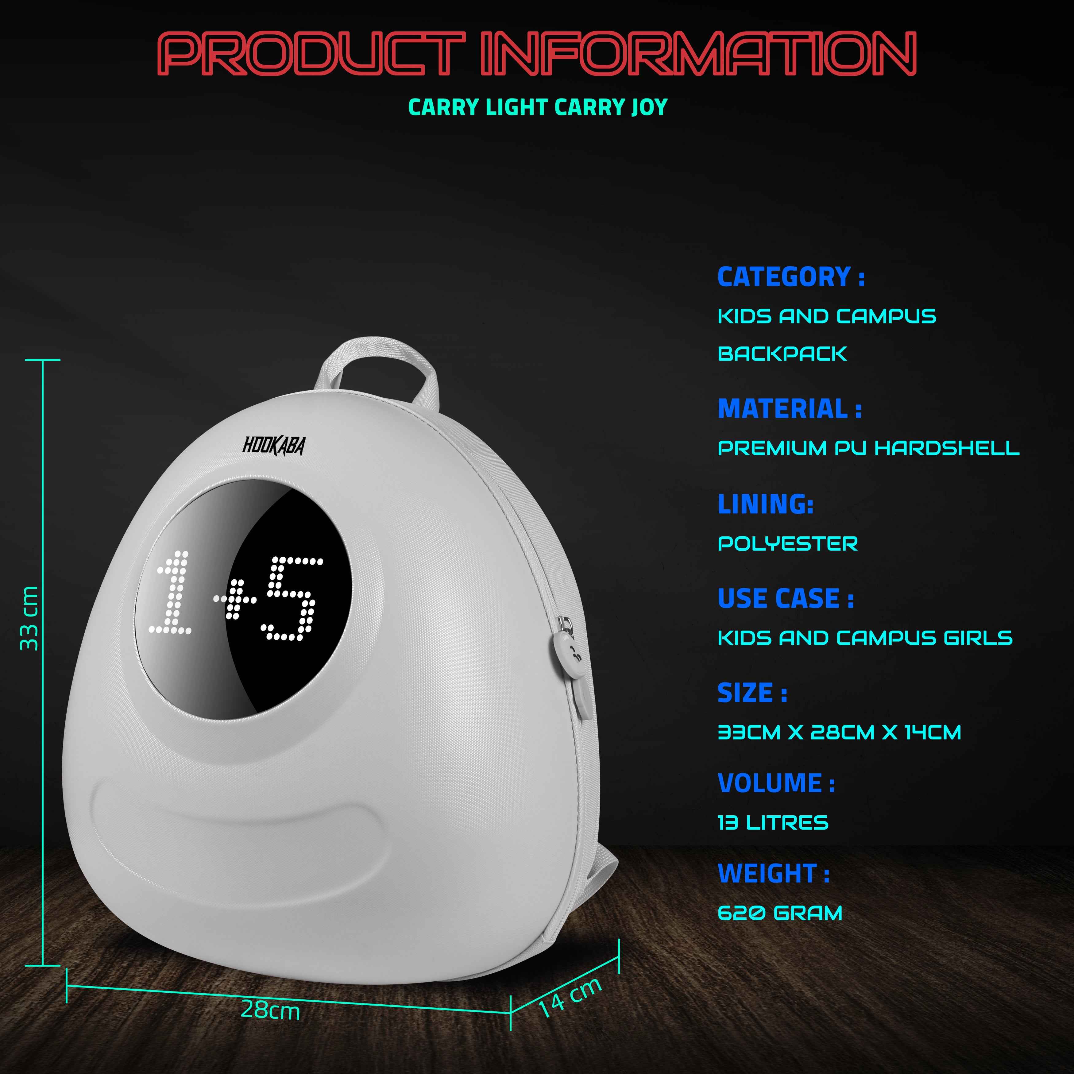 Image of GlowBuddy Kids LED Backpack - Hookaba