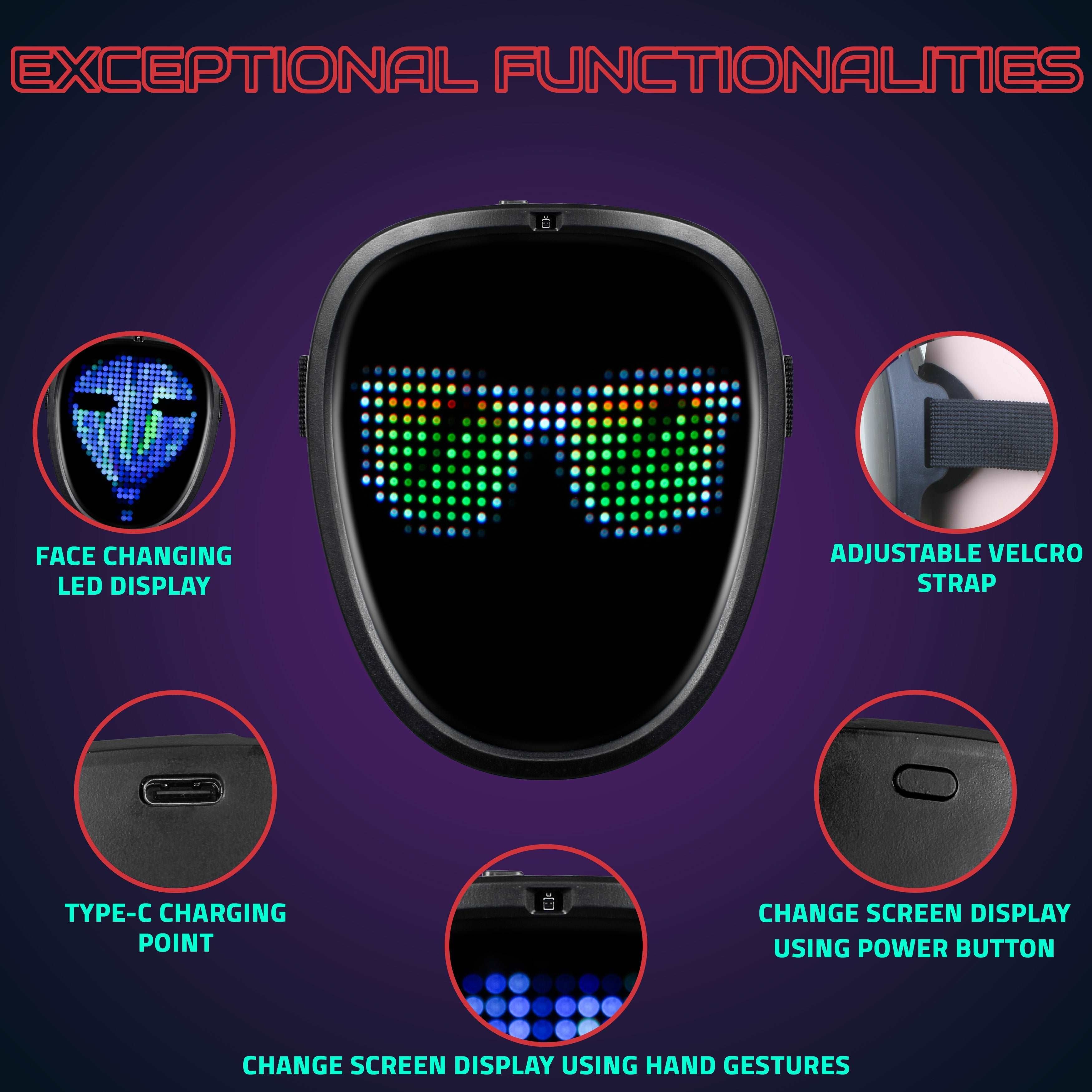 Happy Hue Kids LED Mask