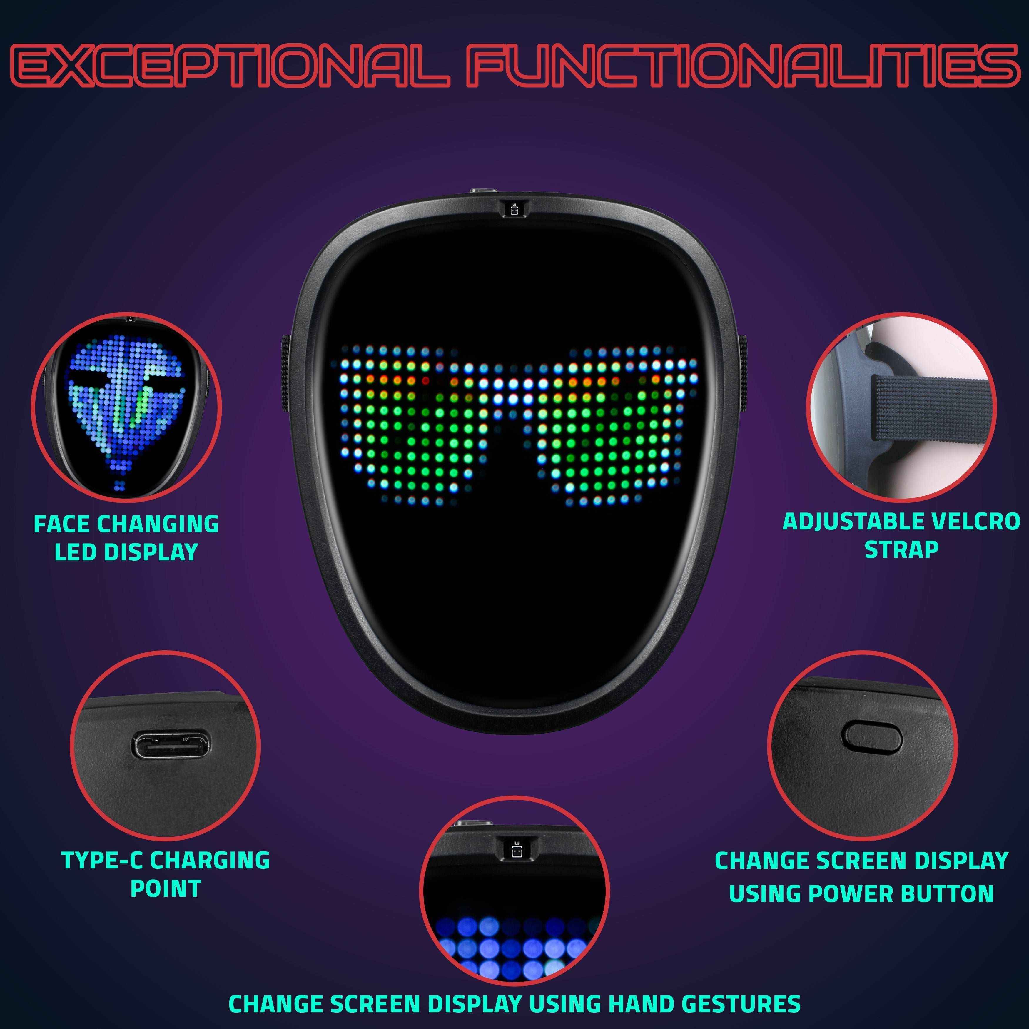 Image of Happy Hue Kids LED Mask - Hookaba
