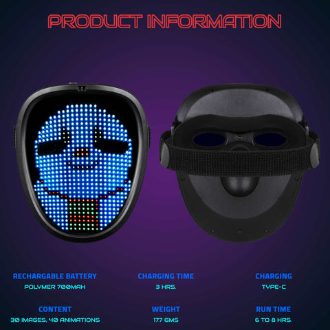 Happy Hue Kids LED Mask