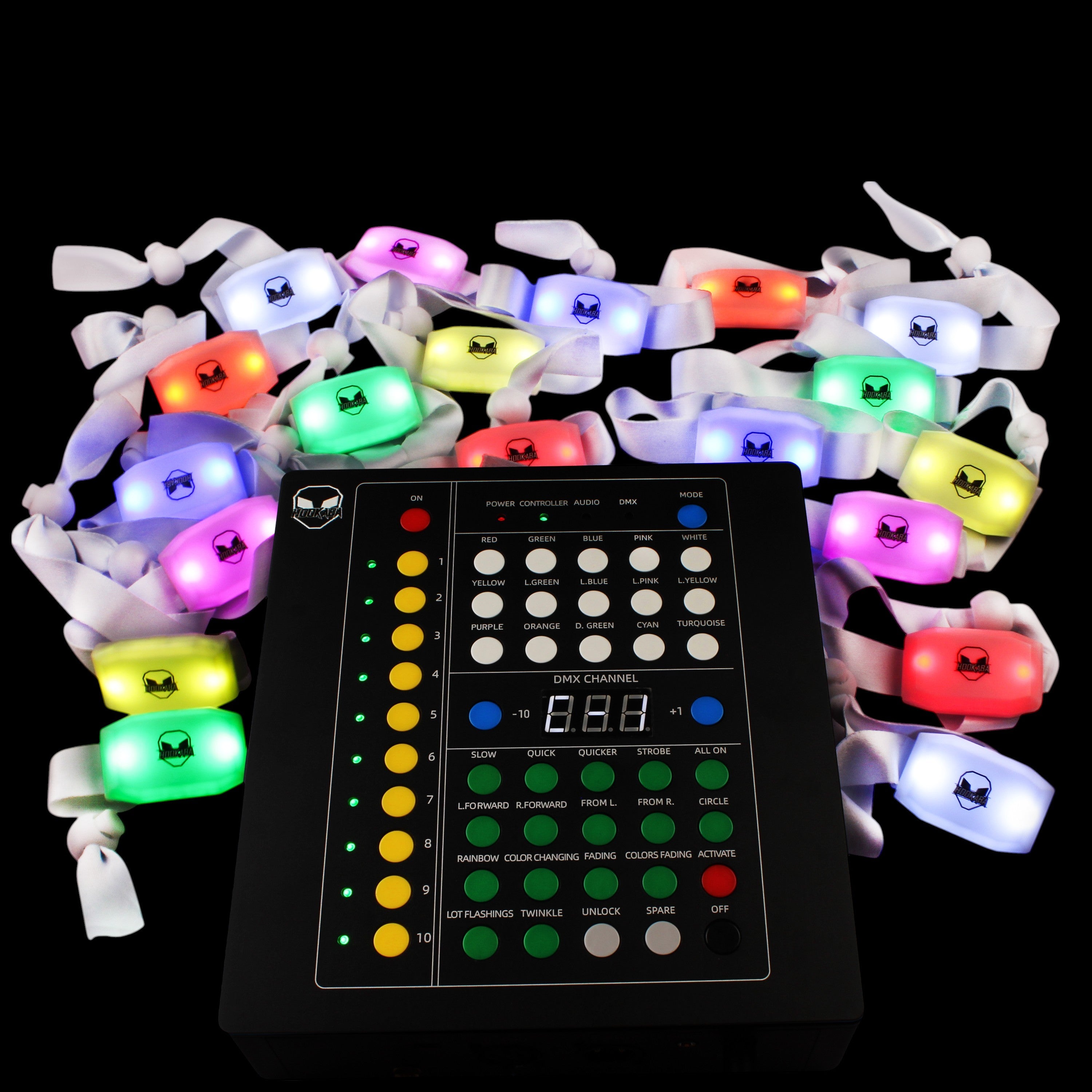 Image of ADJUSTABLE STRAP DMX BANDS - Hookaba