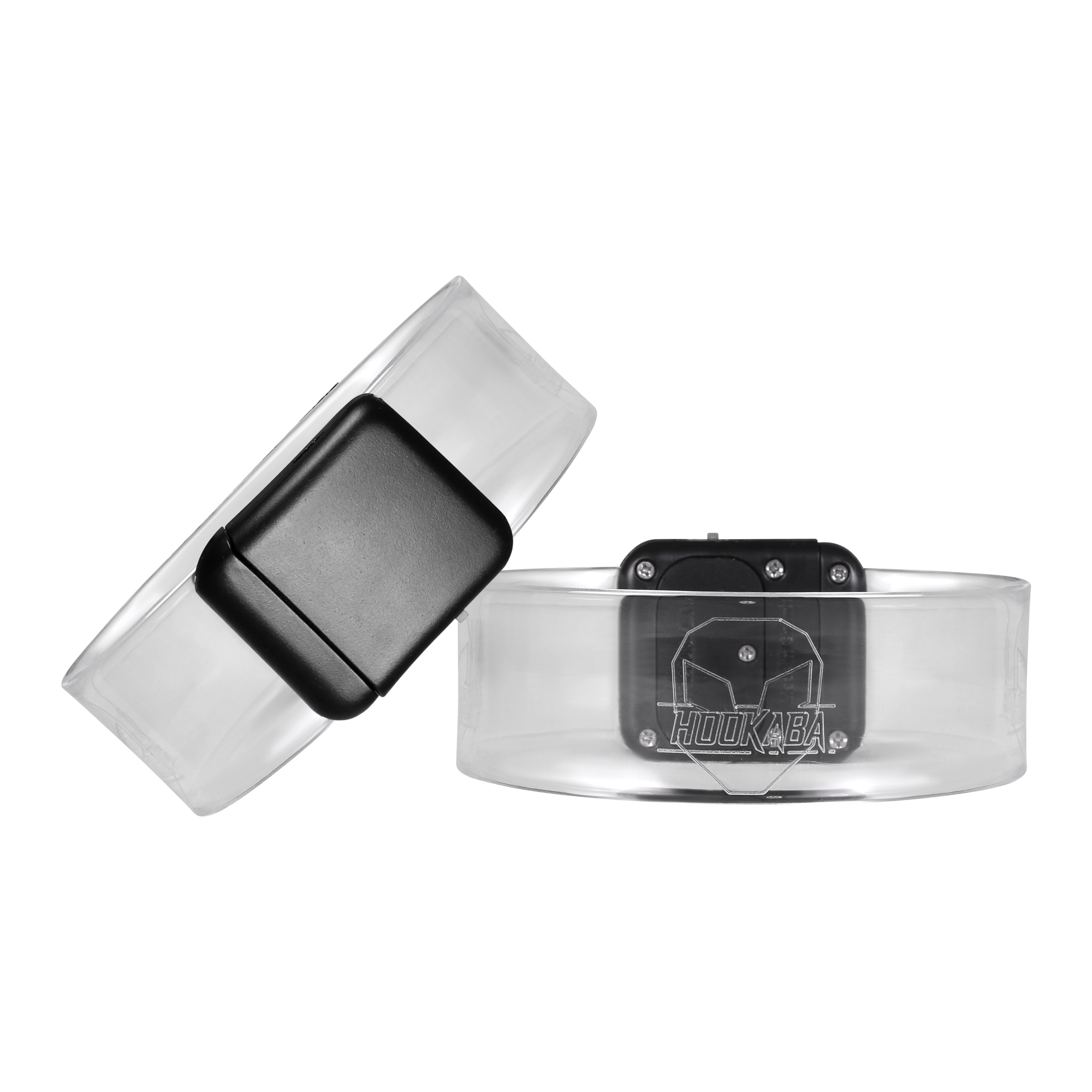 Image of TPR MATERIAL-TRANSPARENT BANDS MUSIC SENSING LED wristbands - Hookaba