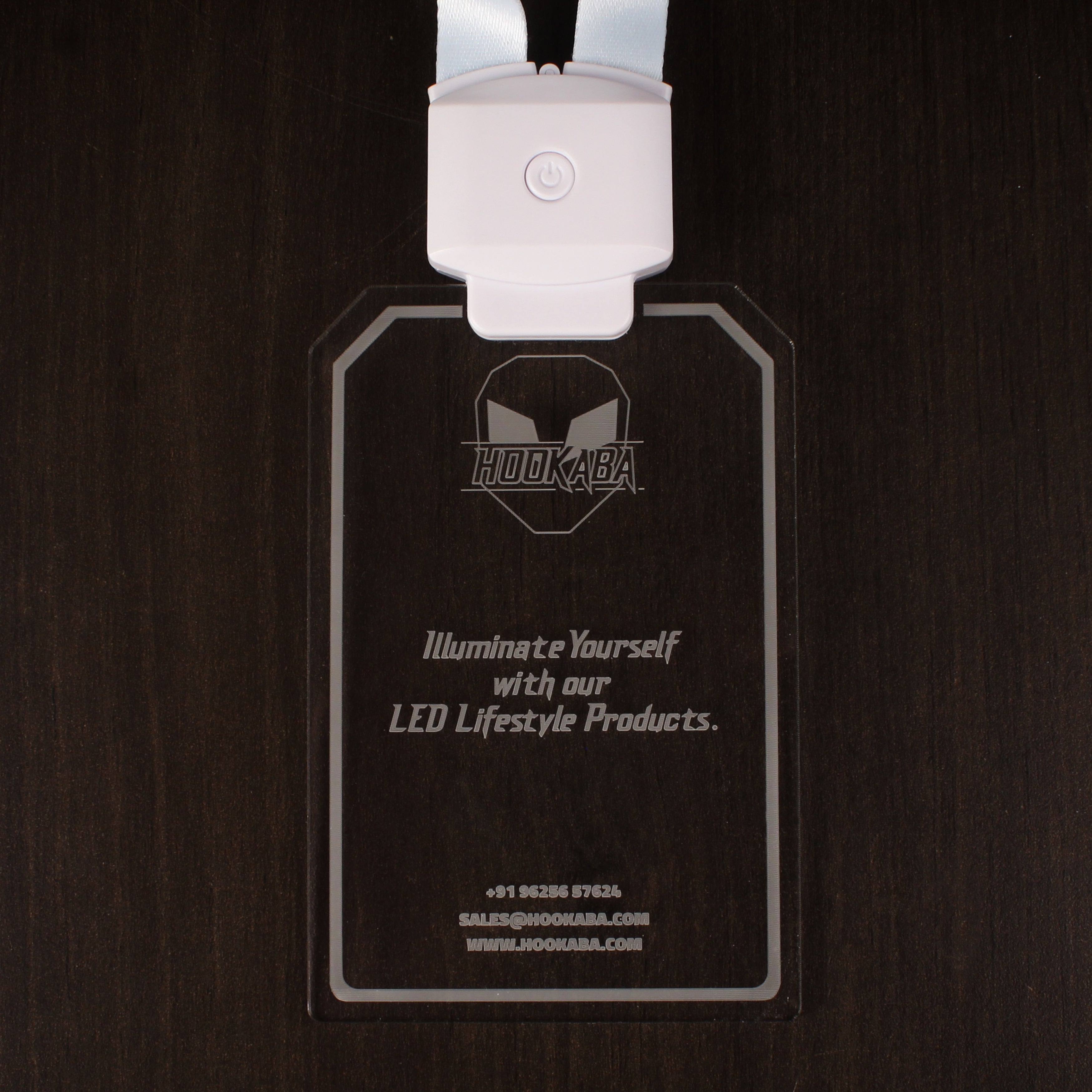 Image of Color Changing-RGB LED Badge Clothing Lanyard - Hookaba