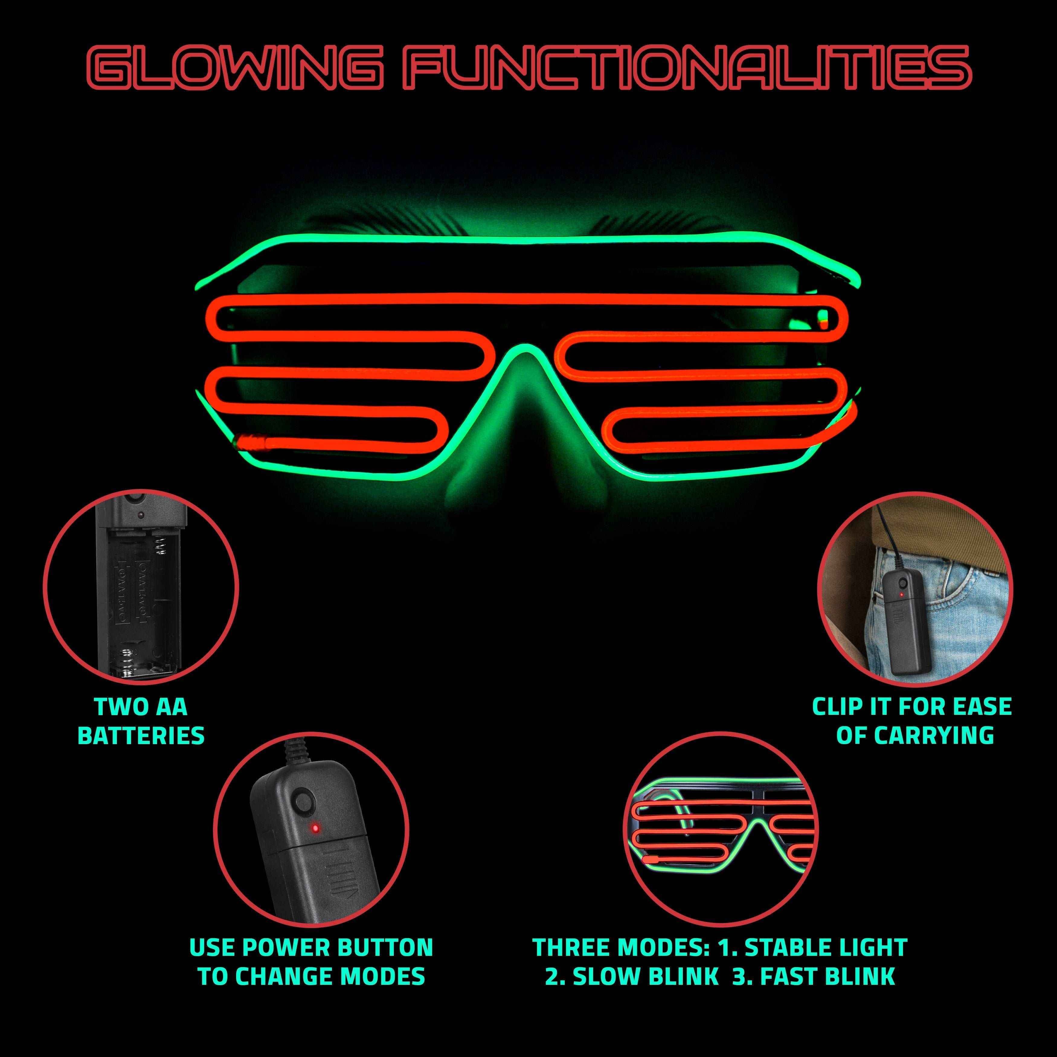 Image of Rave Shade LED Glass - Hookaba