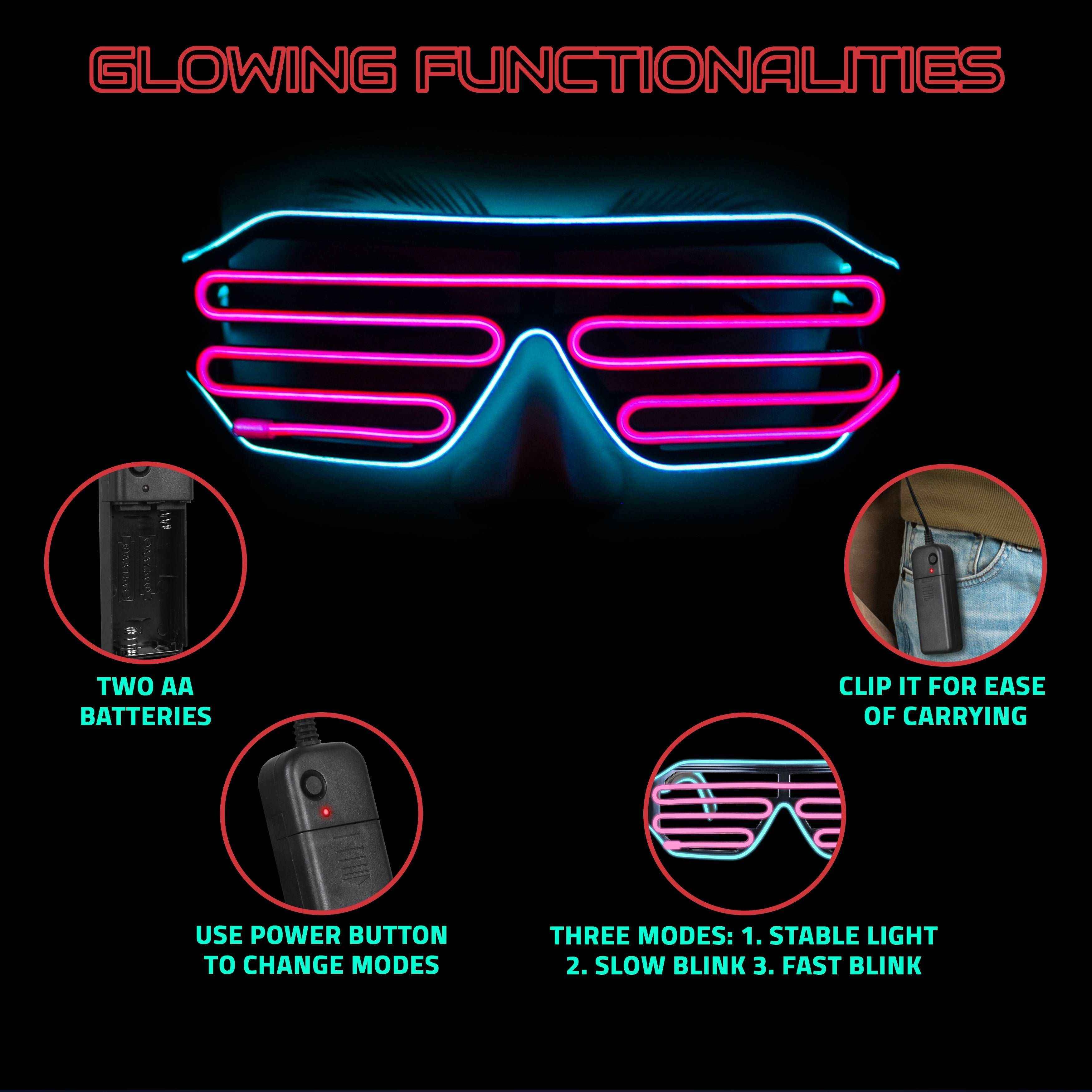 Image of Rave Shade LED Glass - Hookaba