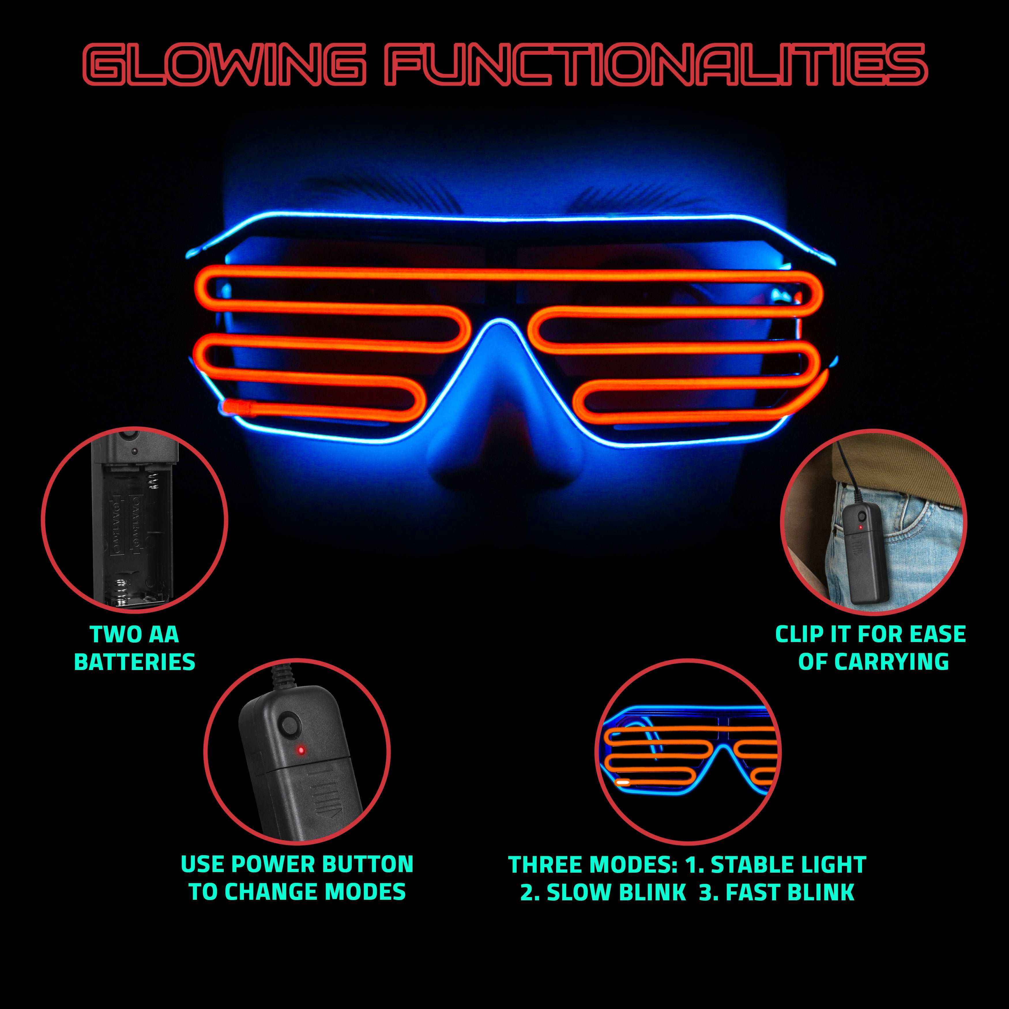 Image of Rave Shade LED Glass - Hookaba
