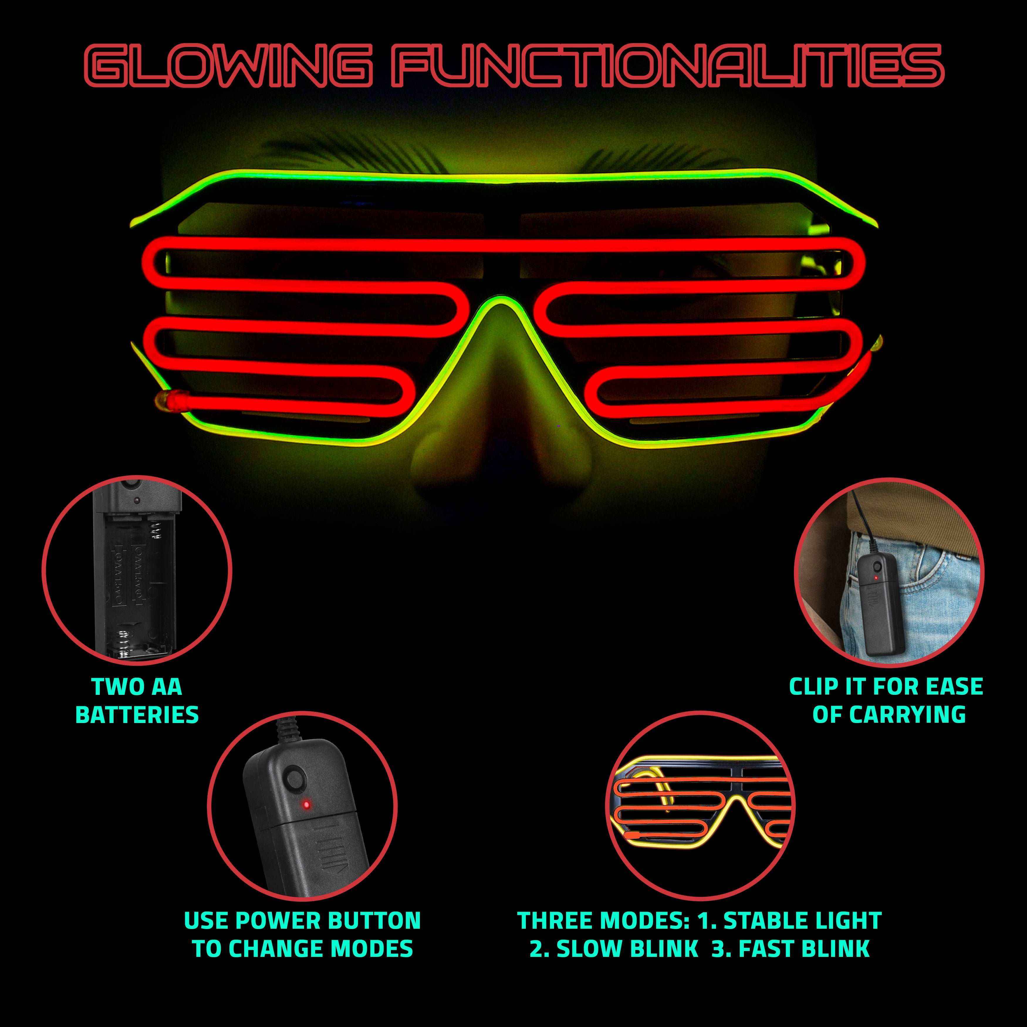 Image of Rave Shade LED Glass - Hookaba